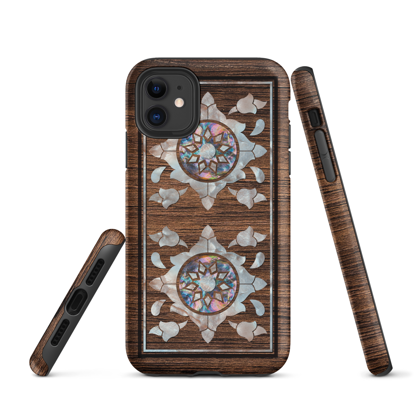 Syrian Mozaic Arabesque Floral Pearl Tough iPhone Cover