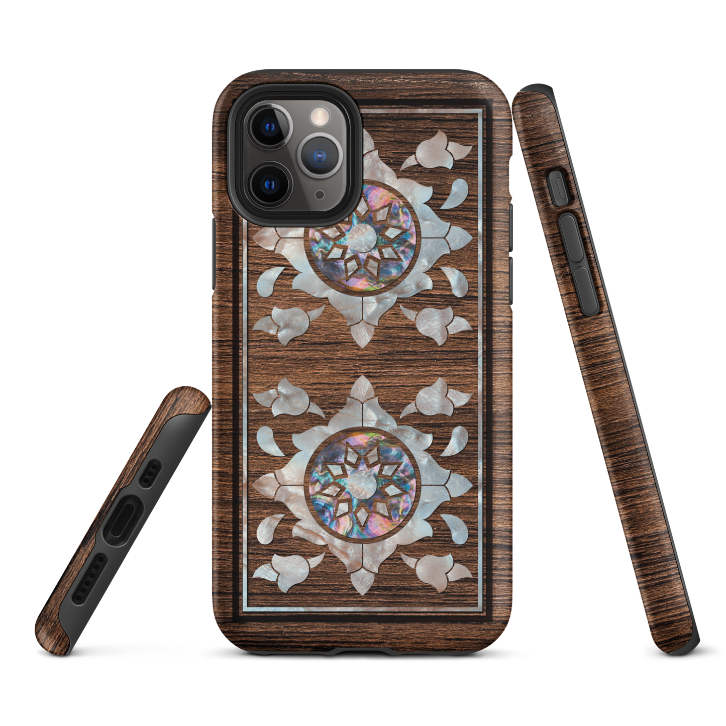 Syrian Mozaic Arabesque Floral Pearl Tough iPhone Cover