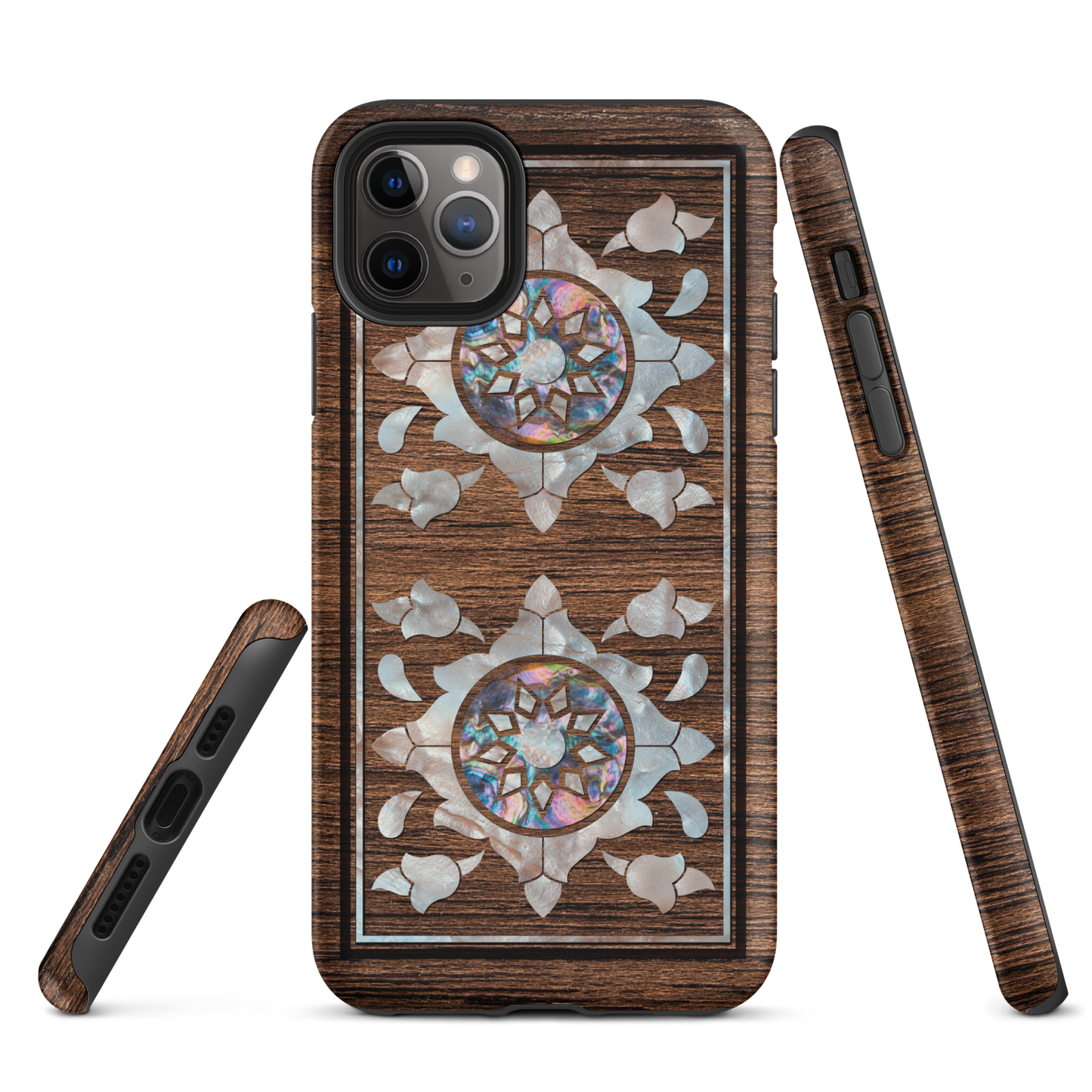 Syrian Mozaic Arabesque Floral Pearl Tough iPhone Cover