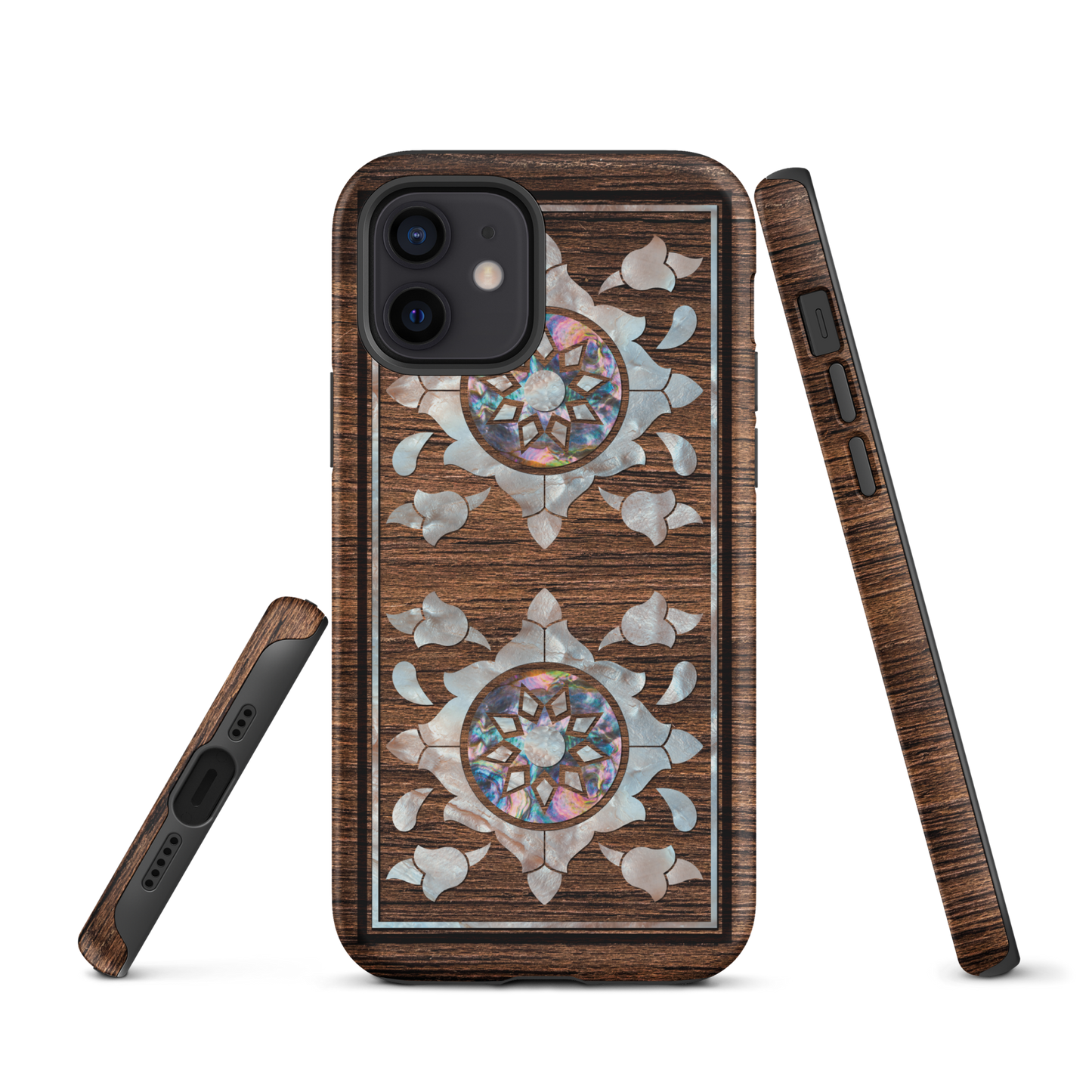 Syrian Mozaic Arabesque Floral Pearl Tough iPhone Cover