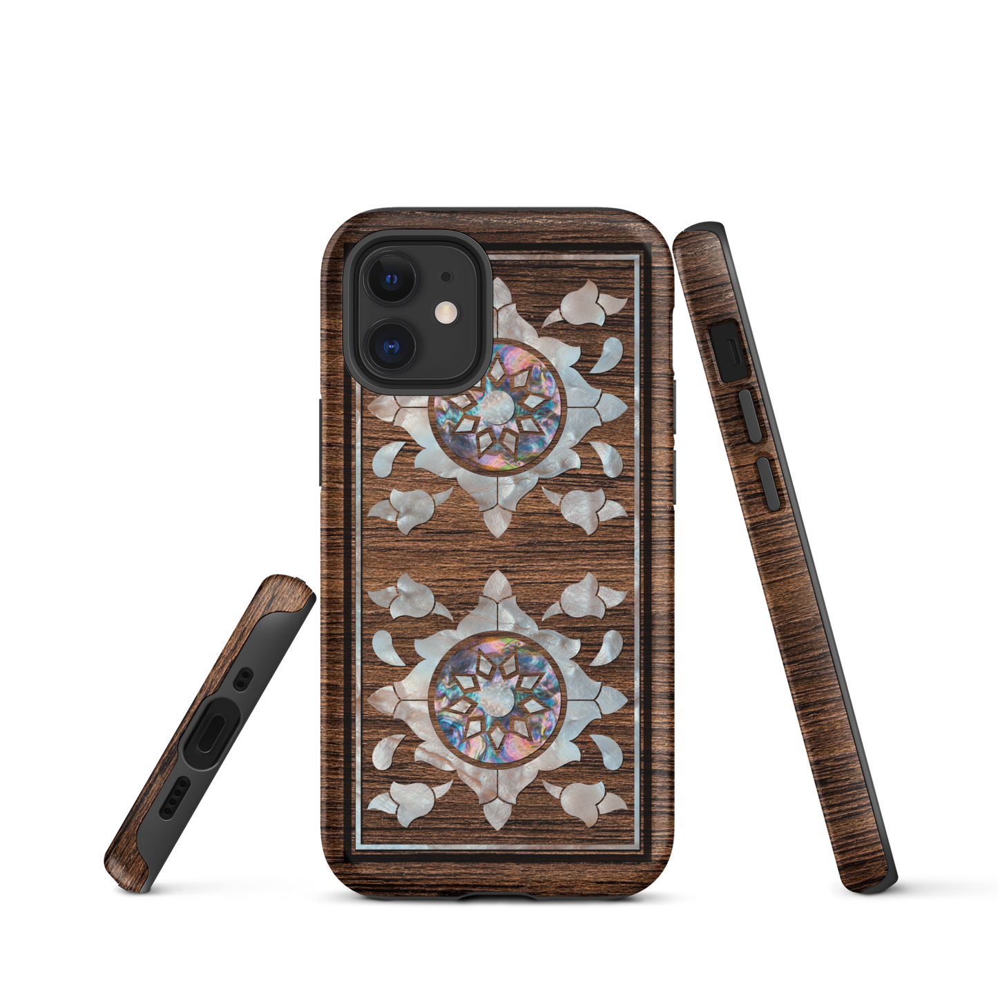 Syrian Mozaic Arabesque Floral Pearl Tough iPhone Cover