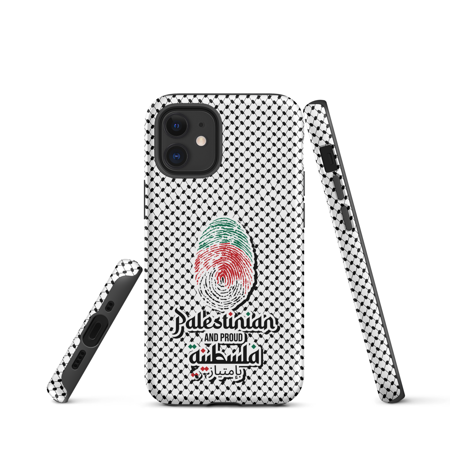 Palestine Falstinieh Fingerprint Tough iPhone Case