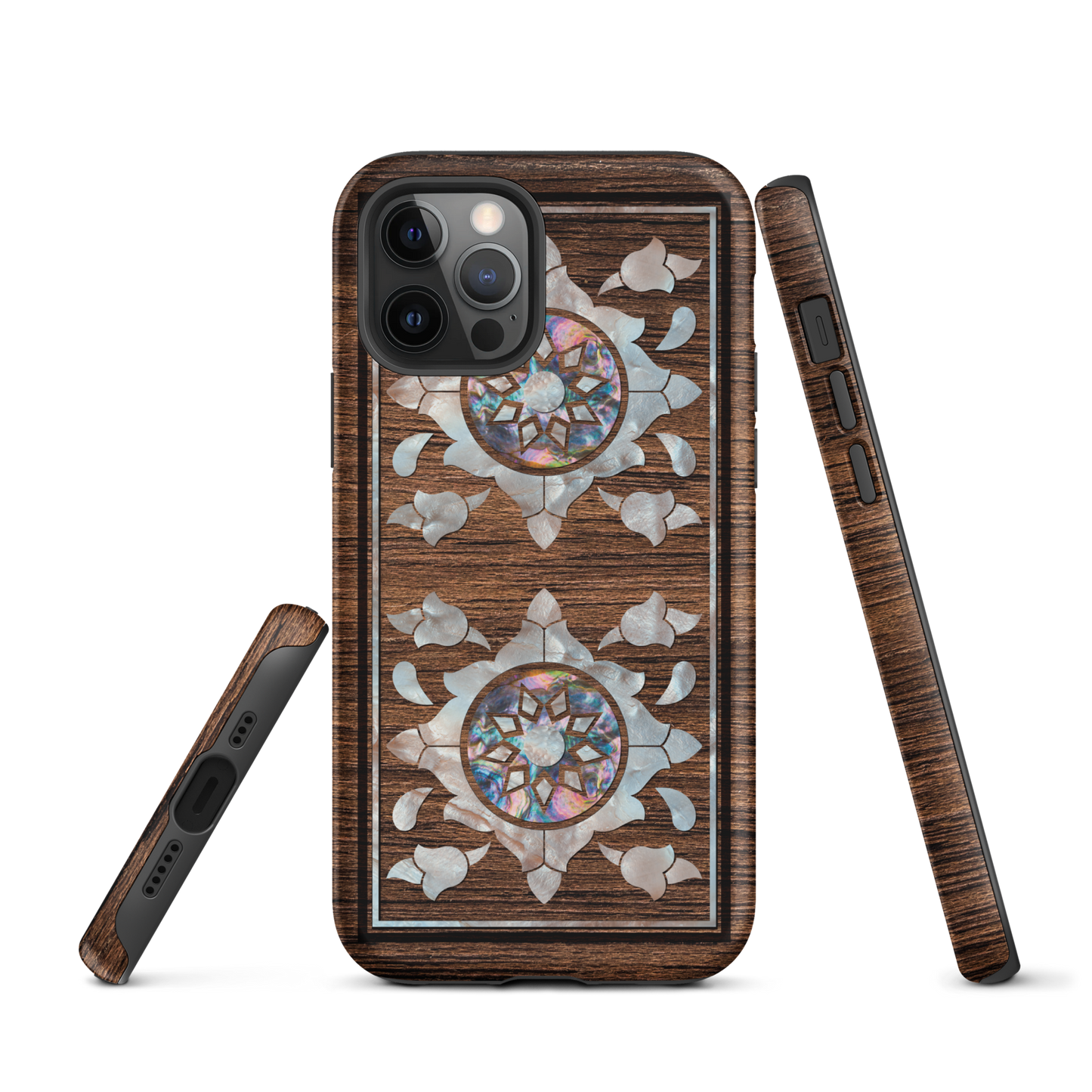 Syrian Mozaic Arabesque Floral Pearl Tough iPhone Cover