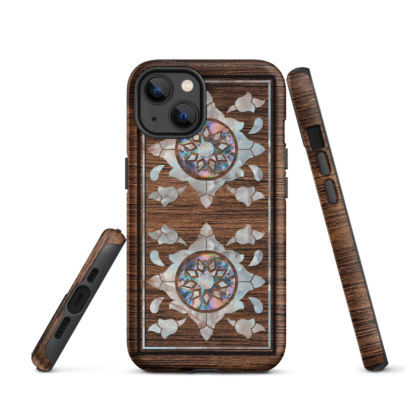 Syrian Mozaic Arabesque Floral Pearl Tough iPhone Cover