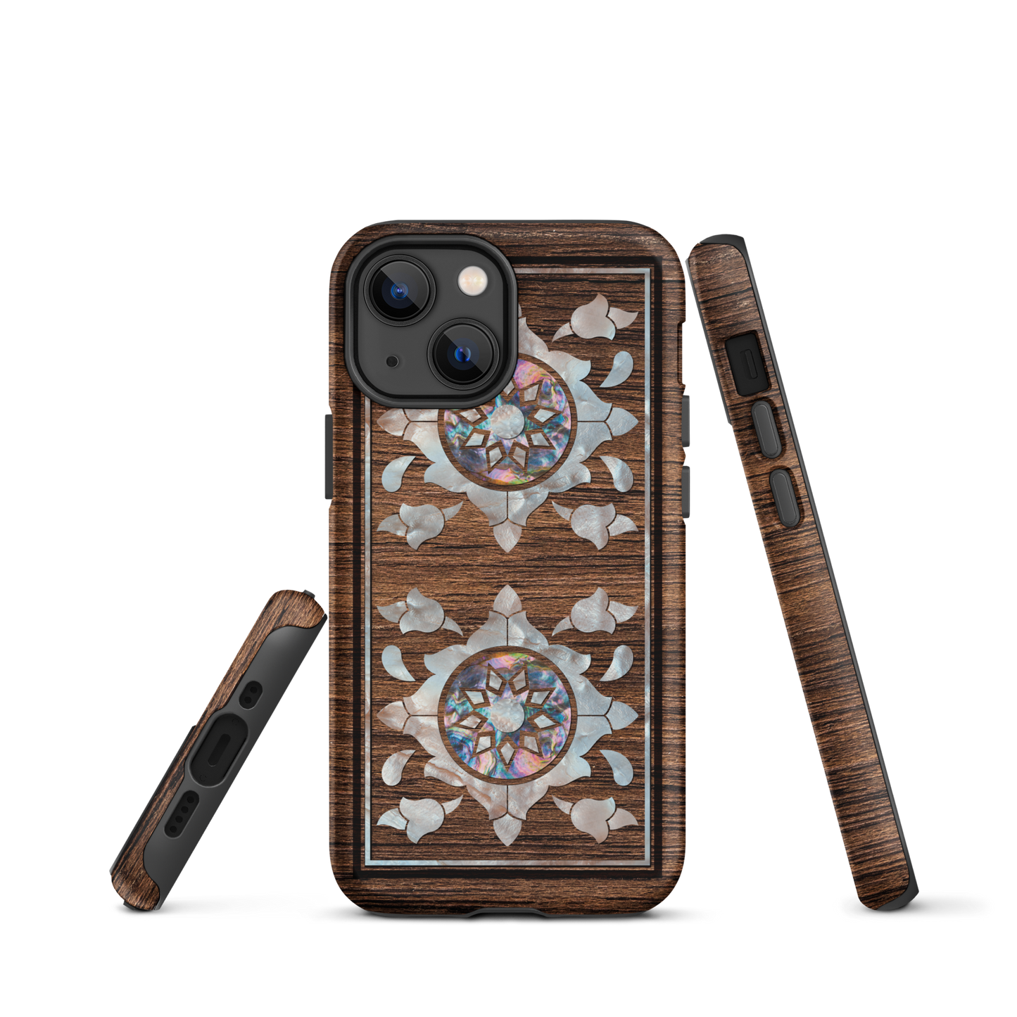 Syrian Mozaic Arabesque Floral Pearl Tough iPhone Cover