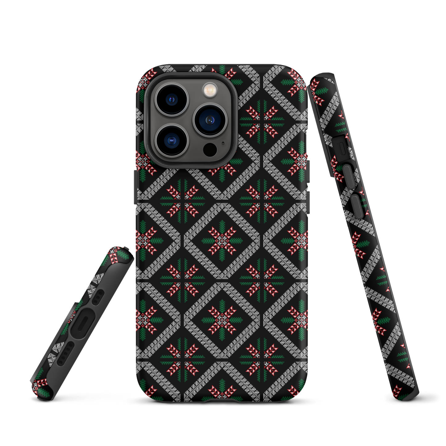 Palestinian Tatriz Pattern Tough iPhone Case