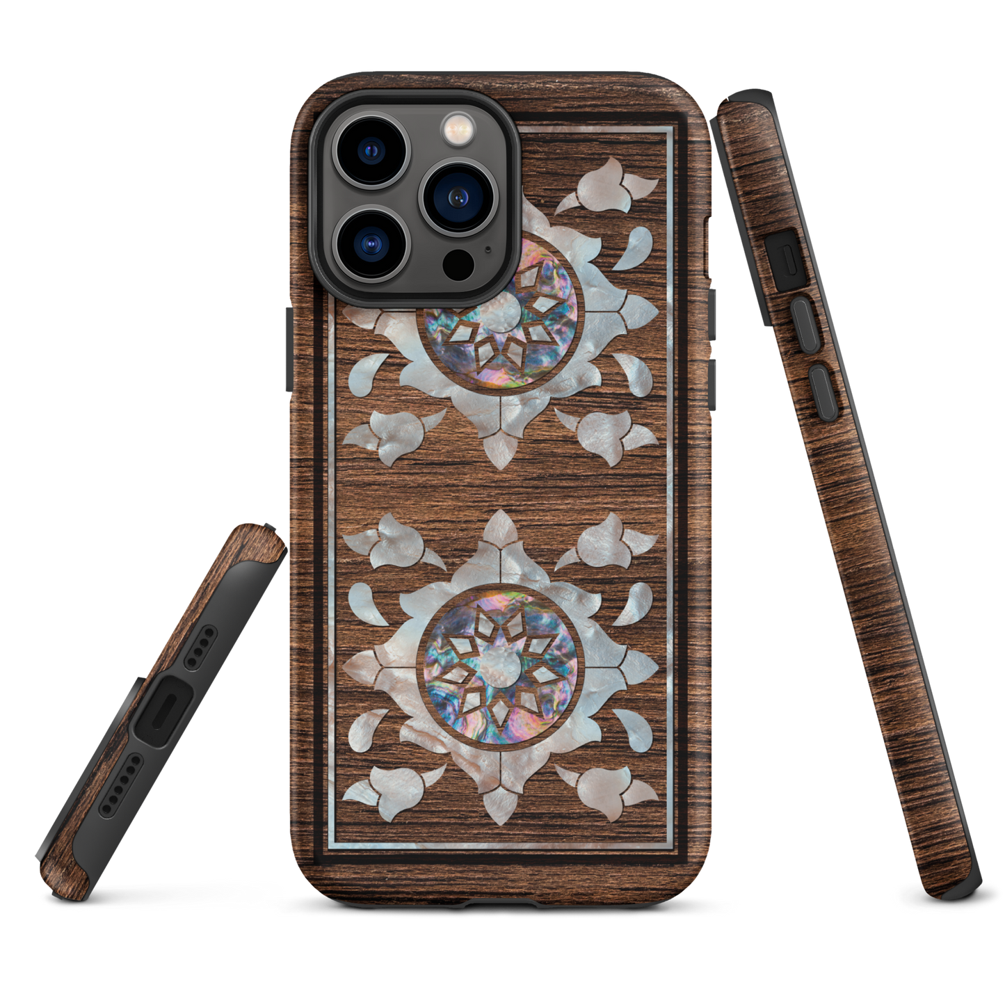 Syrian Mozaic Arabesque Floral Pearl Tough iPhone Cover