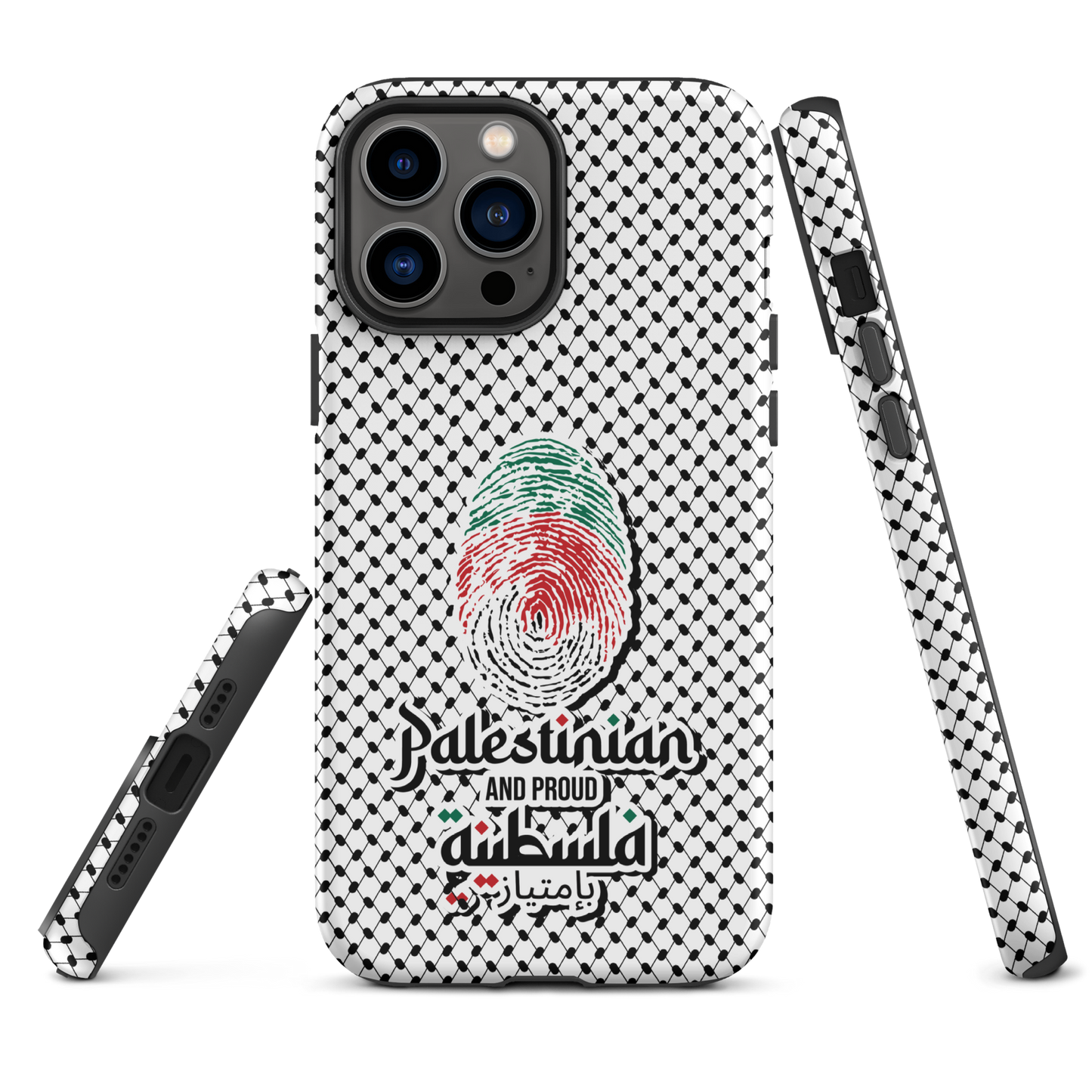 Palestine Falstinieh Fingerprint Tough iPhone Case