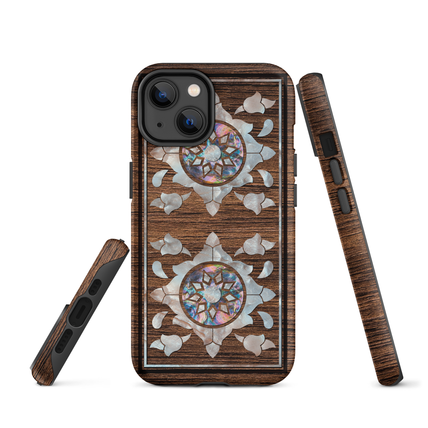 Syrian Mozaic Arabesque Floral Pearl Tough iPhone Cover