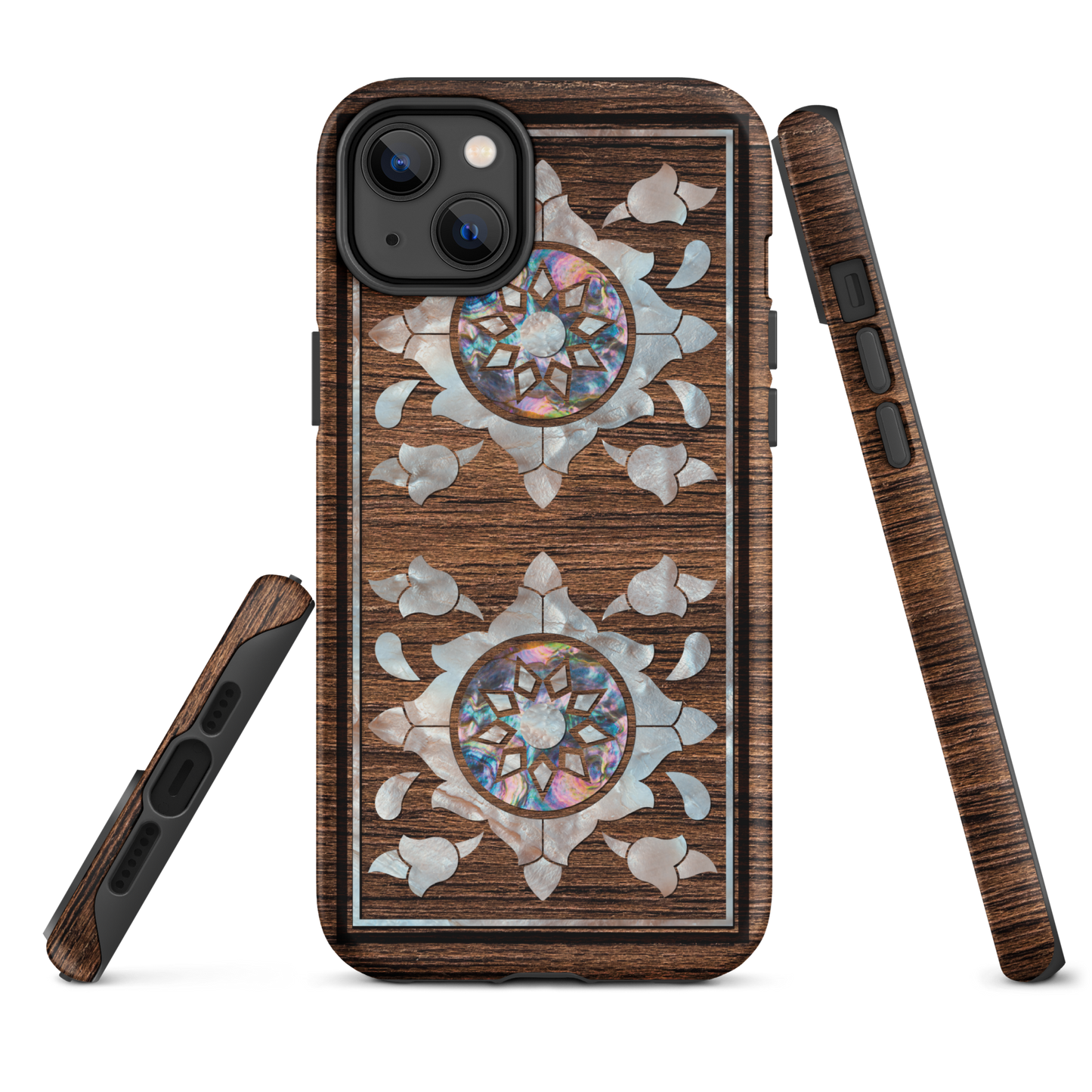 Syrian Mozaic Arabesque Floral Pearl Tough iPhone Cover