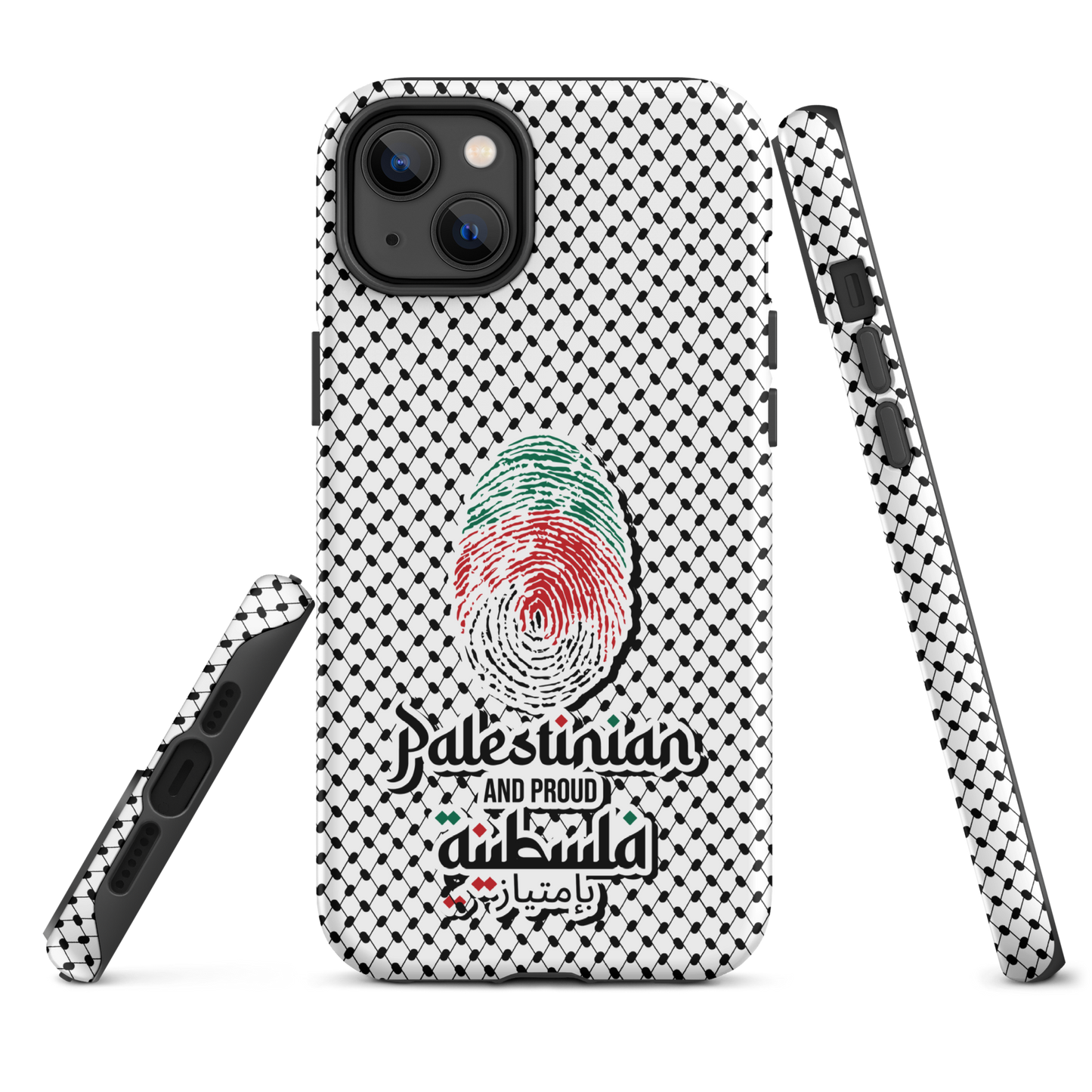 Palestine Falstinieh Fingerprint Tough iPhone Case