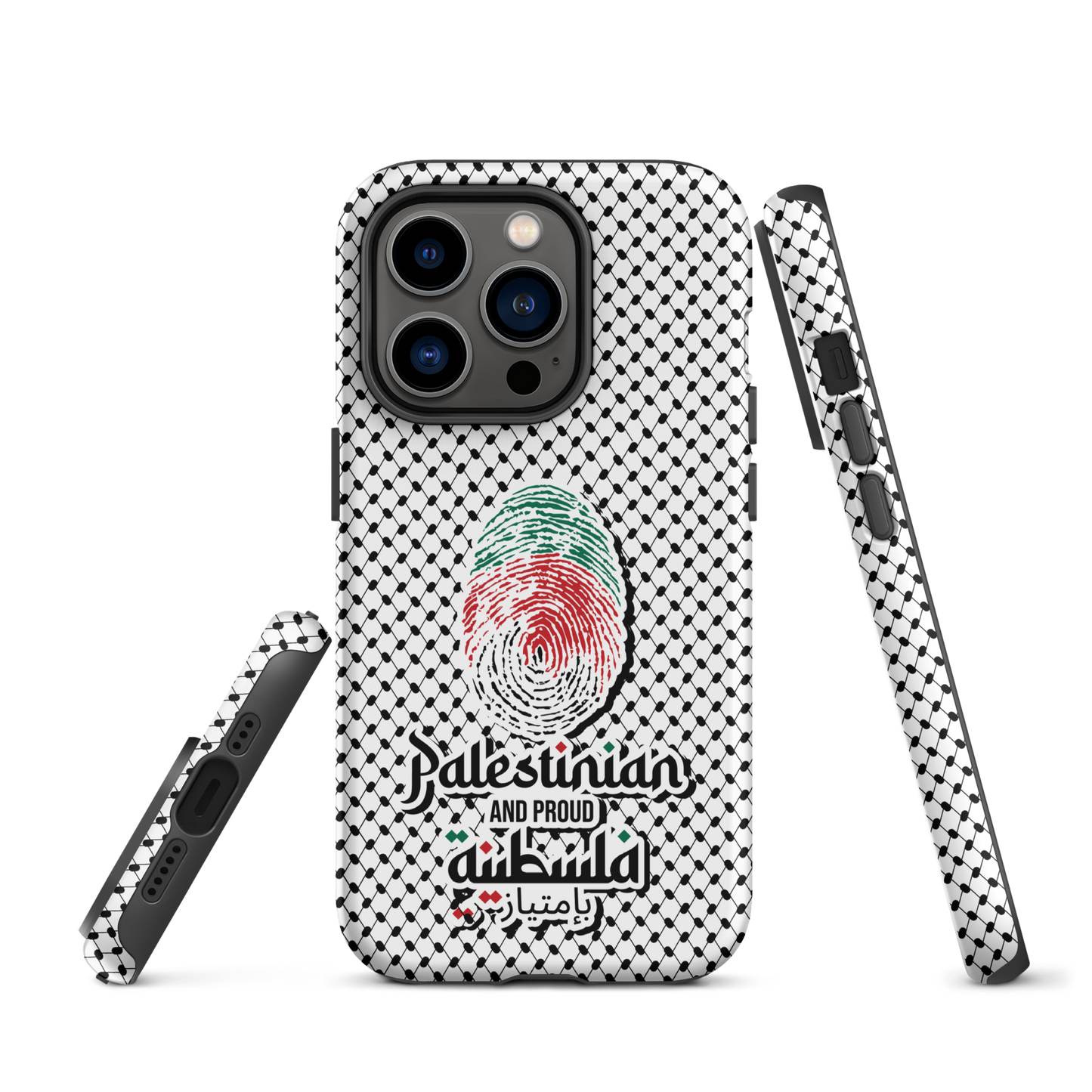 Palestine Falstinieh Fingerprint Tough iPhone Case