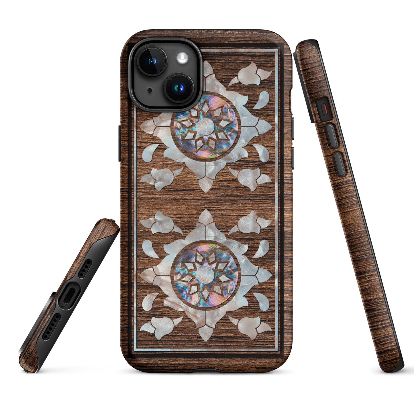 Syrian Mozaic Arabesque Floral Pearl Tough iPhone Cover