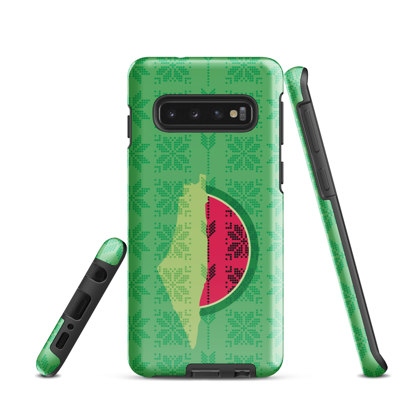 Palestine Map Watermelon Tatreez Samsung Tough Cover