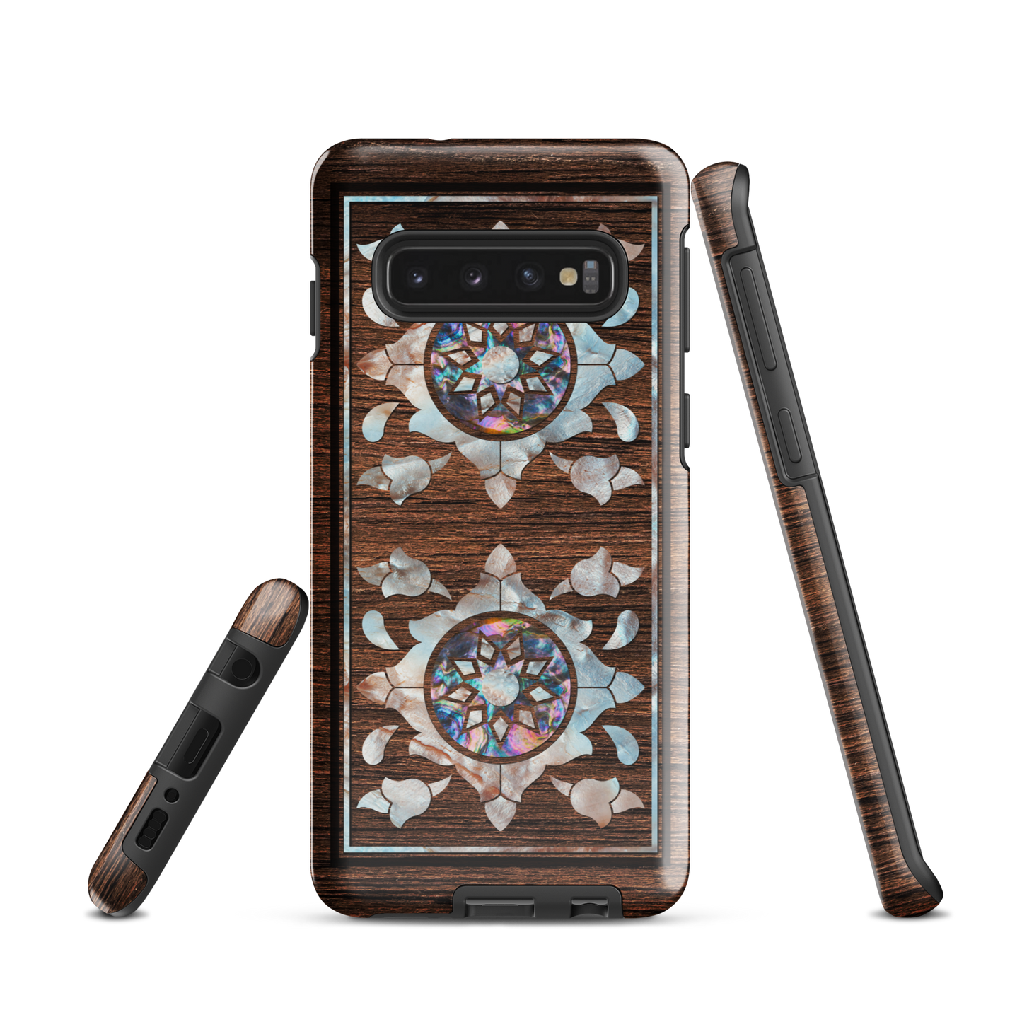 Syrian Mozaic Arabesque Floral Pearl Samsung Tough Cover