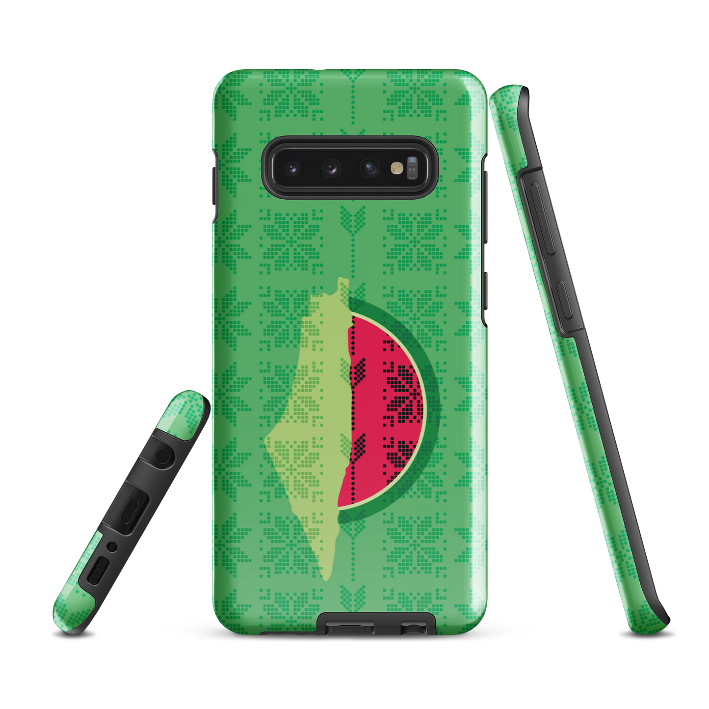 Palestine Map Watermelon Tatreez Samsung Tough Cover