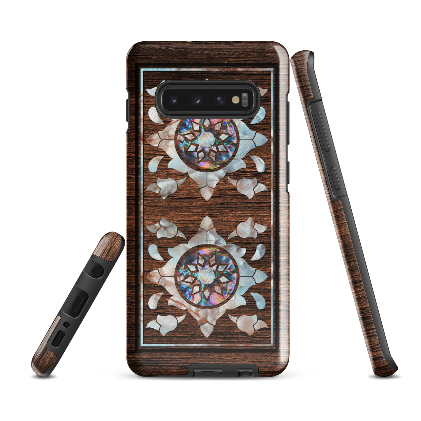 Syrian Mozaic Arabesque Floral Pearl Samsung Tough Cover