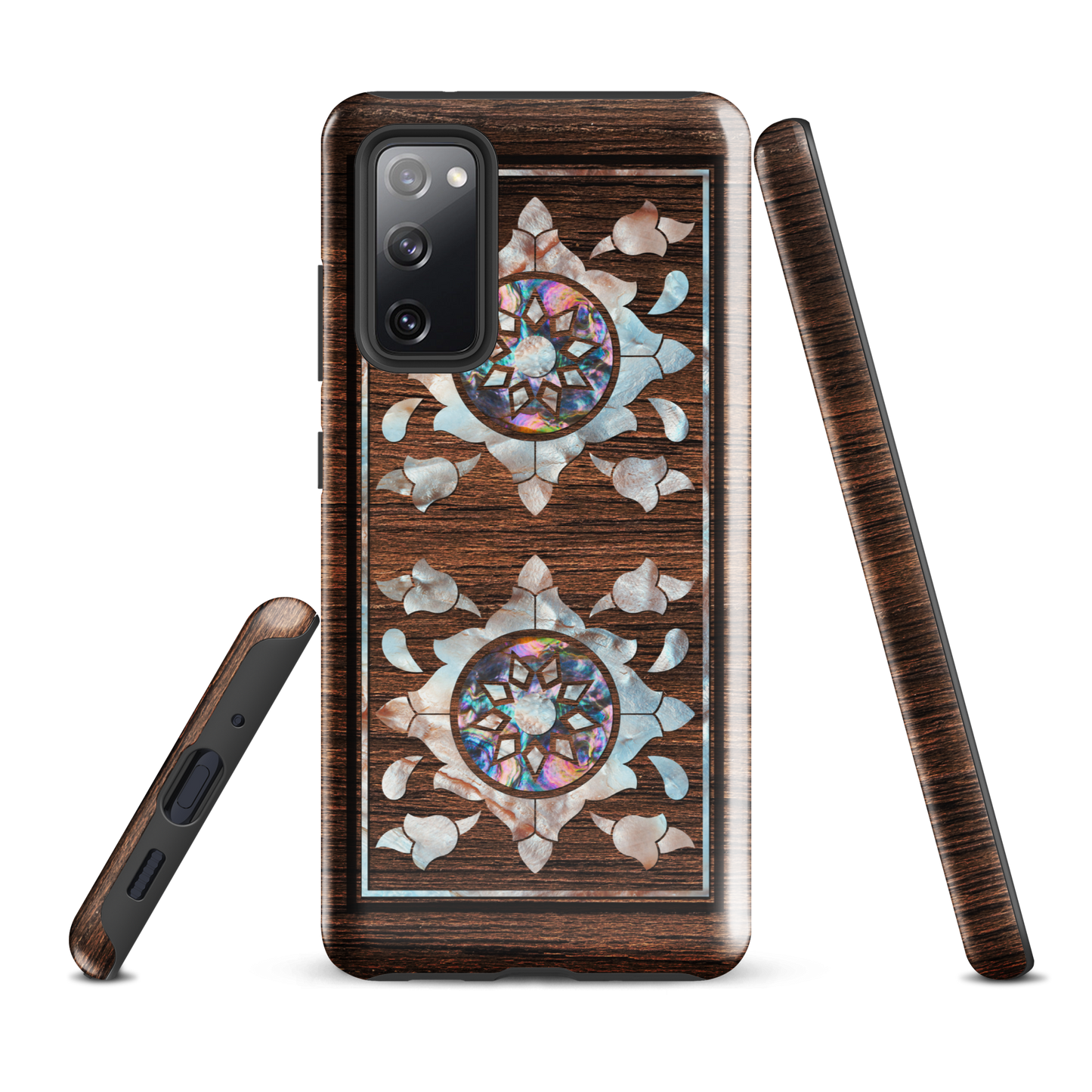 Syrian Mozaic Arabesque Floral Pearl Samsung Tough Cover