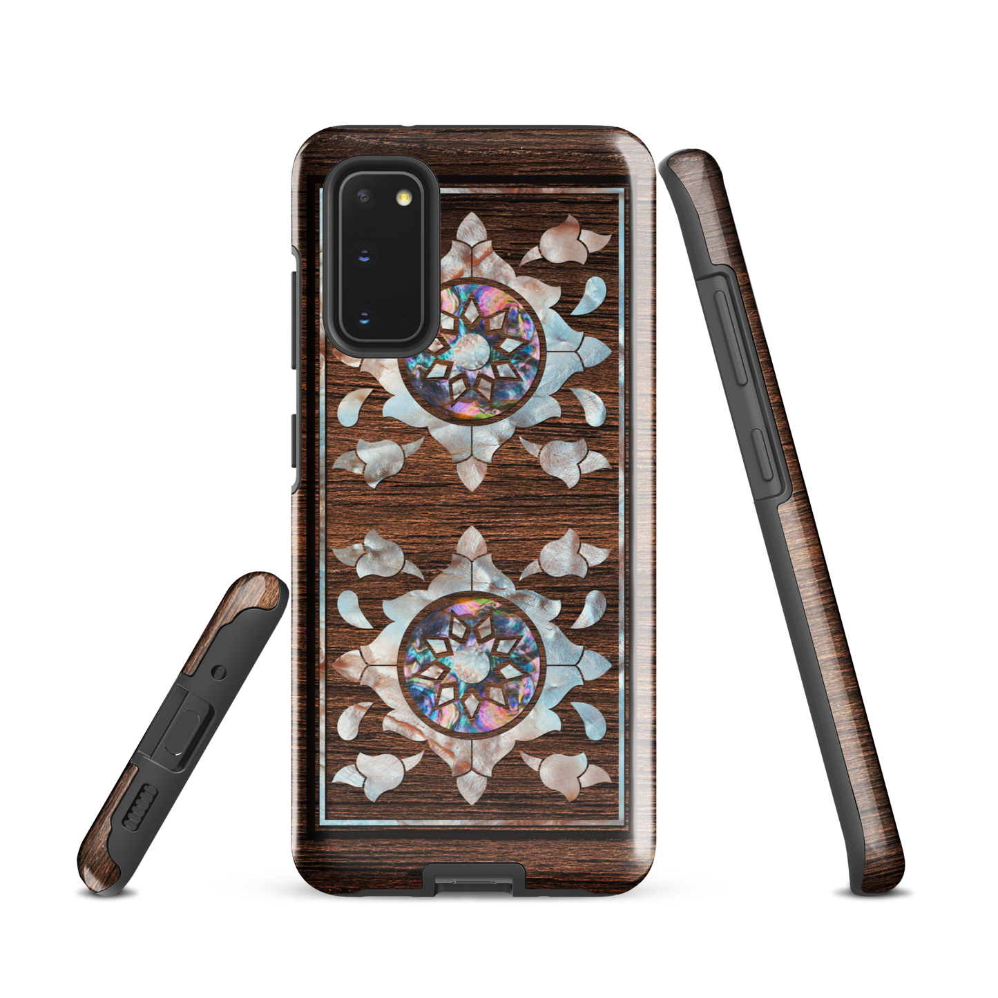 Syrian Mozaic Arabesque Floral Pearl Samsung Tough Cover