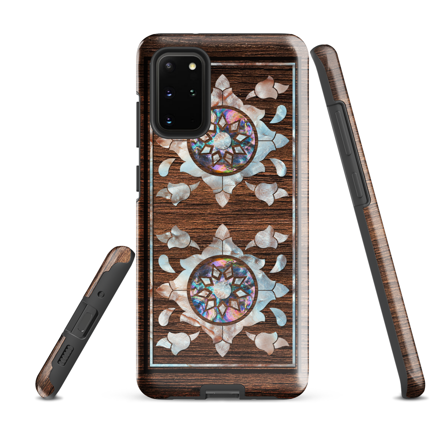 Syrian Mozaic Arabesque Floral Pearl Samsung Tough Cover