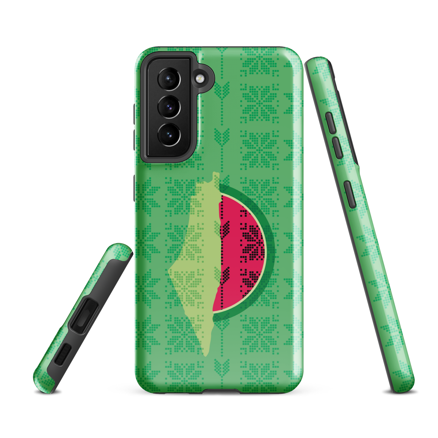 Palestine Map Watermelon Tatreez Samsung Tough Cover