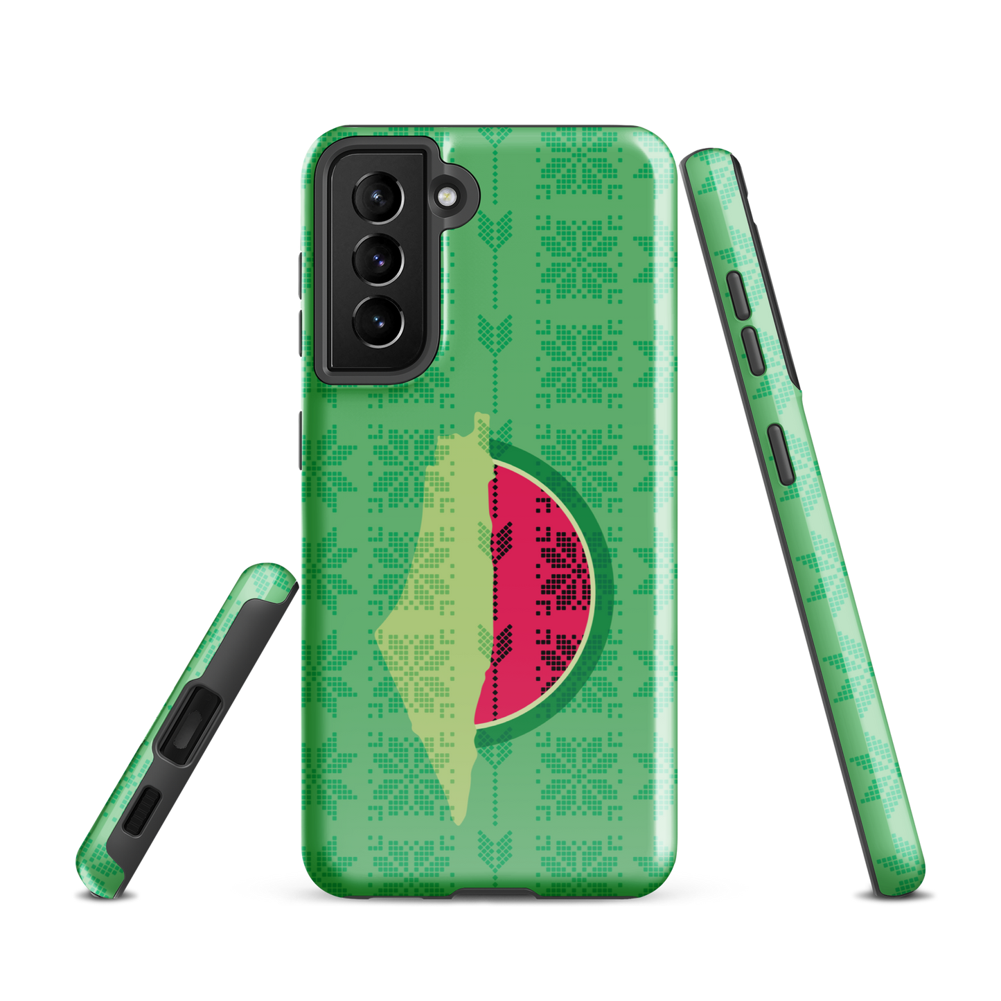 Palestine Map Watermelon Tatreez Samsung Tough Cover