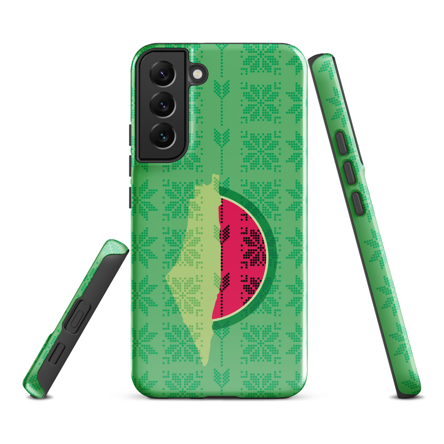 Palestine Map Watermelon Tatreez Samsung Tough Cover