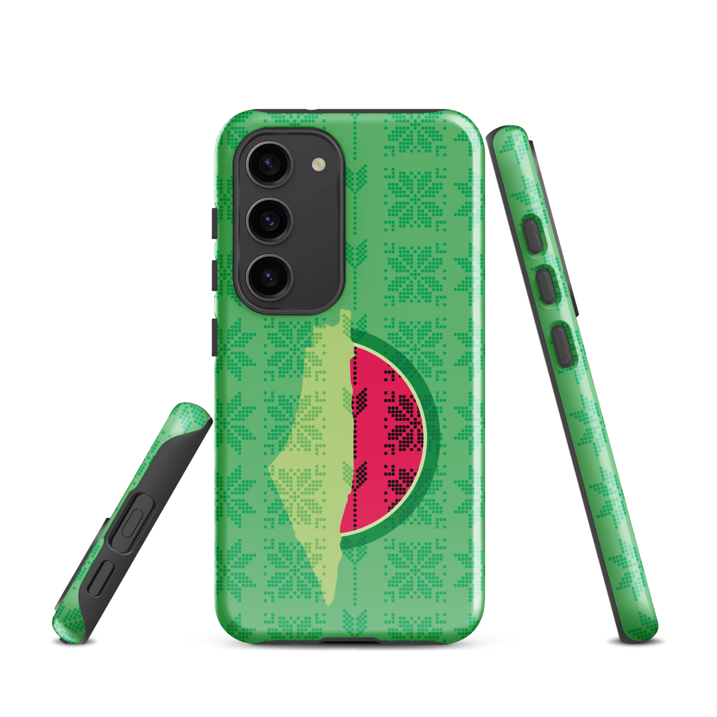 Palestine Map Watermelon Tatreez Samsung Tough Cover