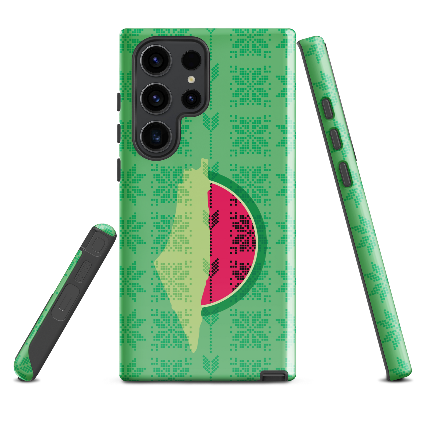 Palestine Map Watermelon Tatreez Samsung Tough Cover