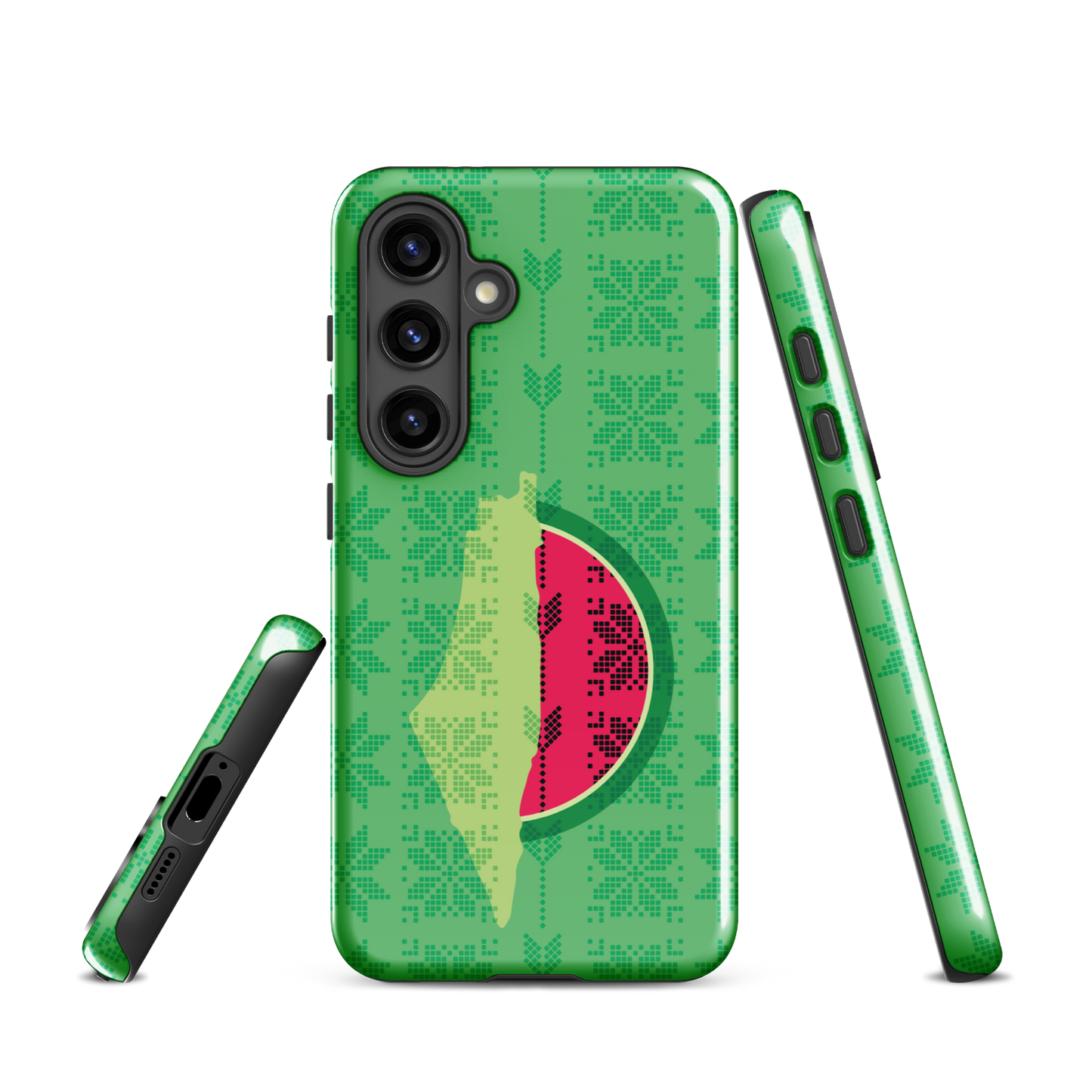 Palestine Map Watermelon Tatreez Samsung Tough Cover