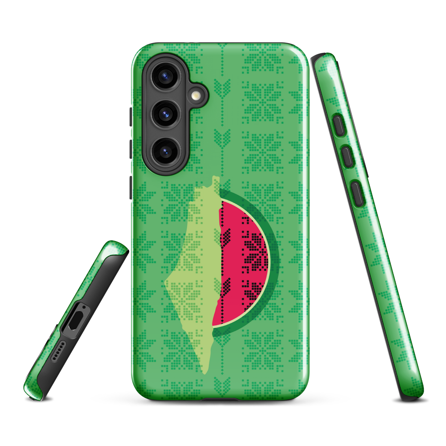 Palestine Map Watermelon Tatreez Samsung Tough Cover