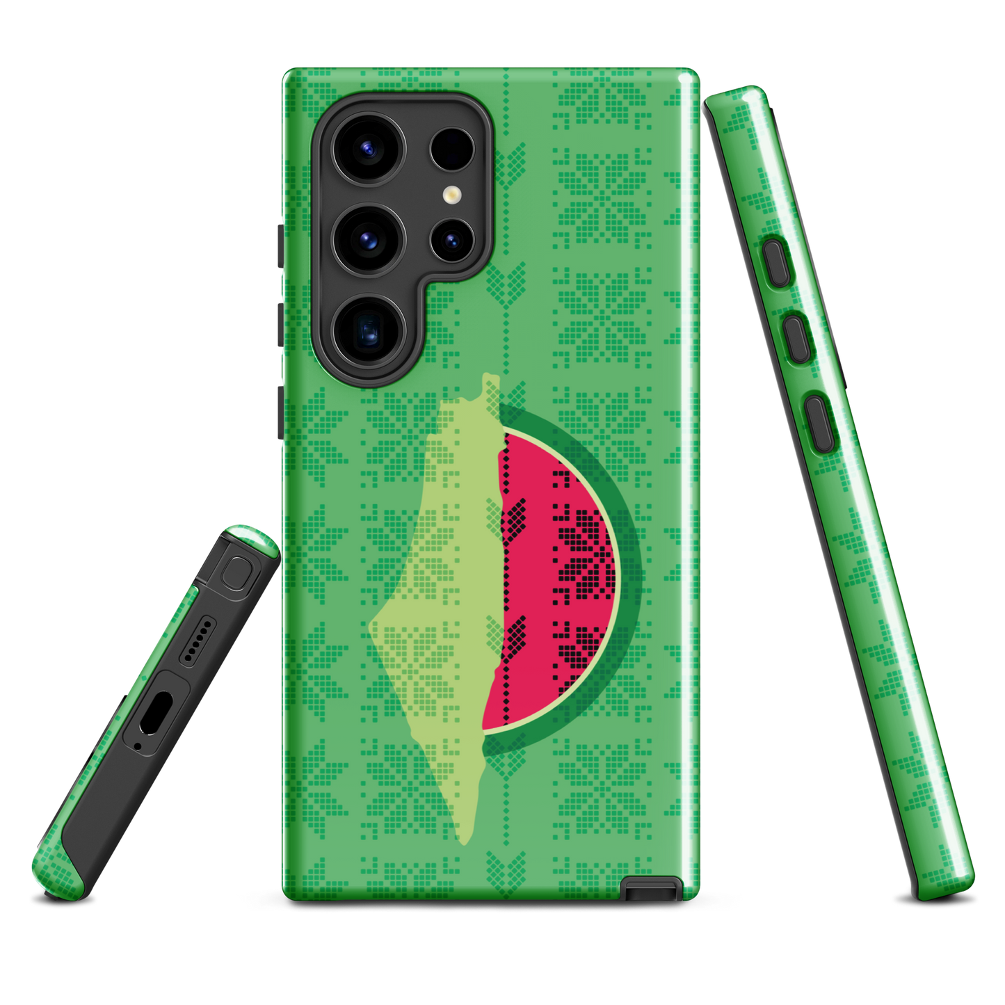 Palestine Map Watermelon Tatreez Samsung Tough Cover