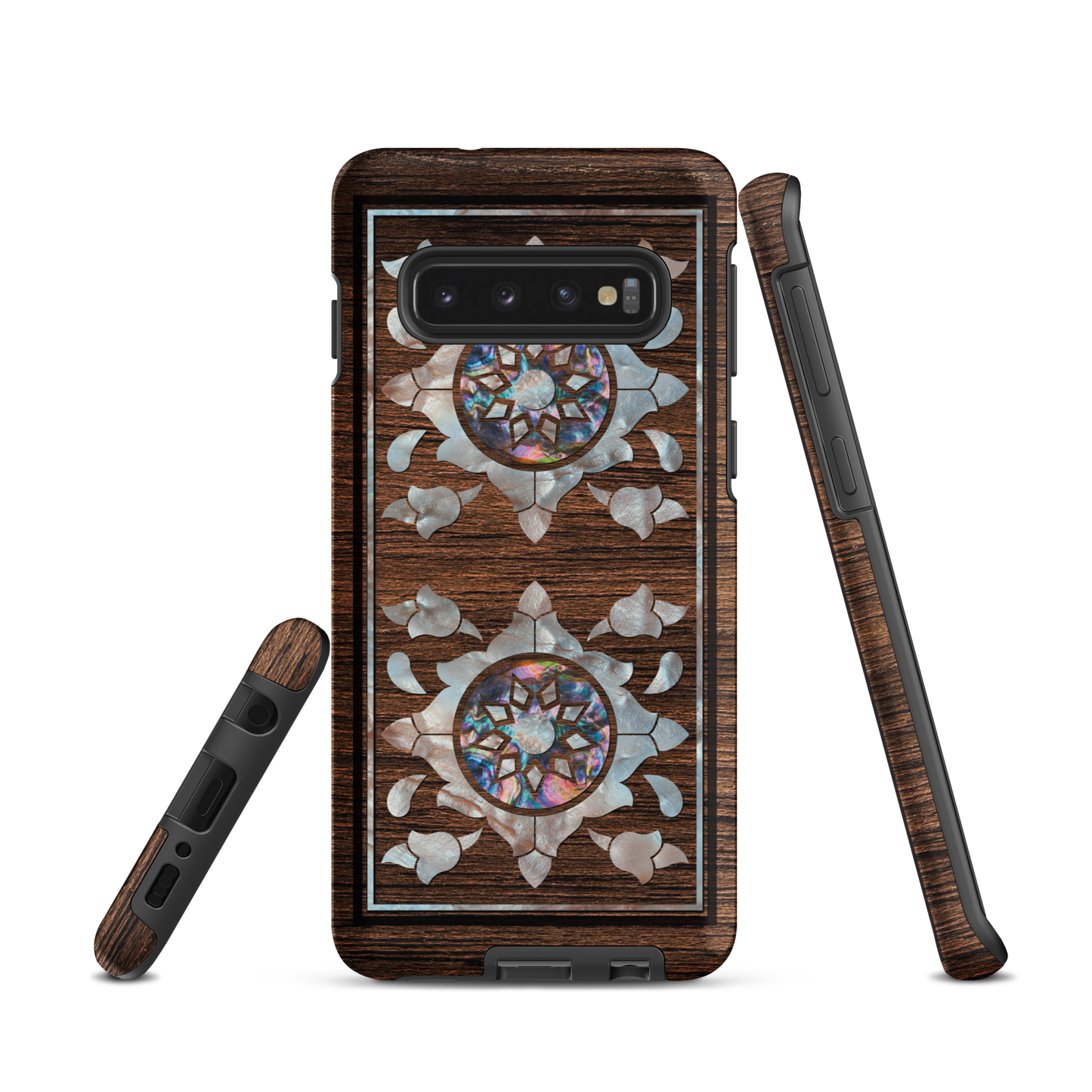 Syrian Mozaic Arabesque Floral Pearl Samsung Tough Cover