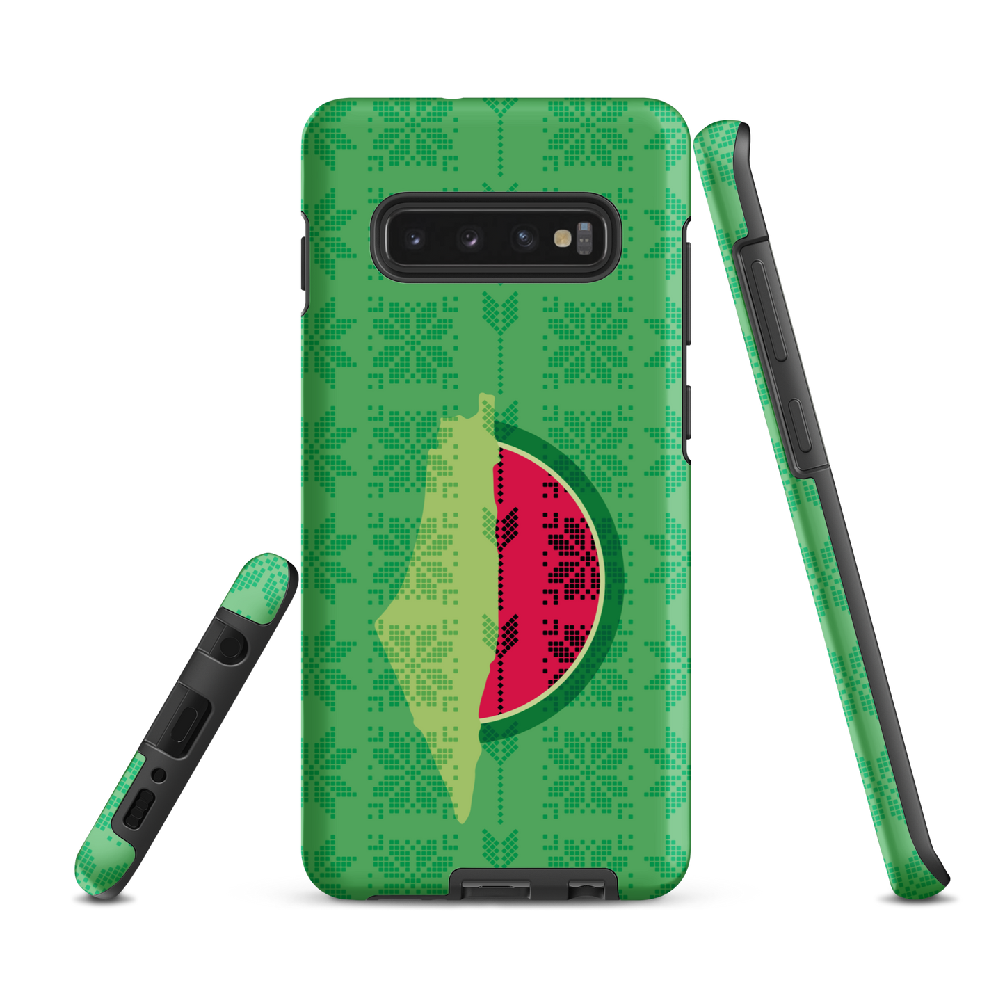 Palestine Map Watermelon Tatreez Samsung Tough Cover