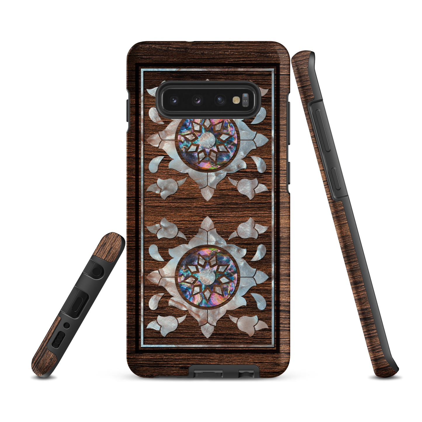 Syrian Mozaic Arabesque Floral Pearl Samsung Tough Cover