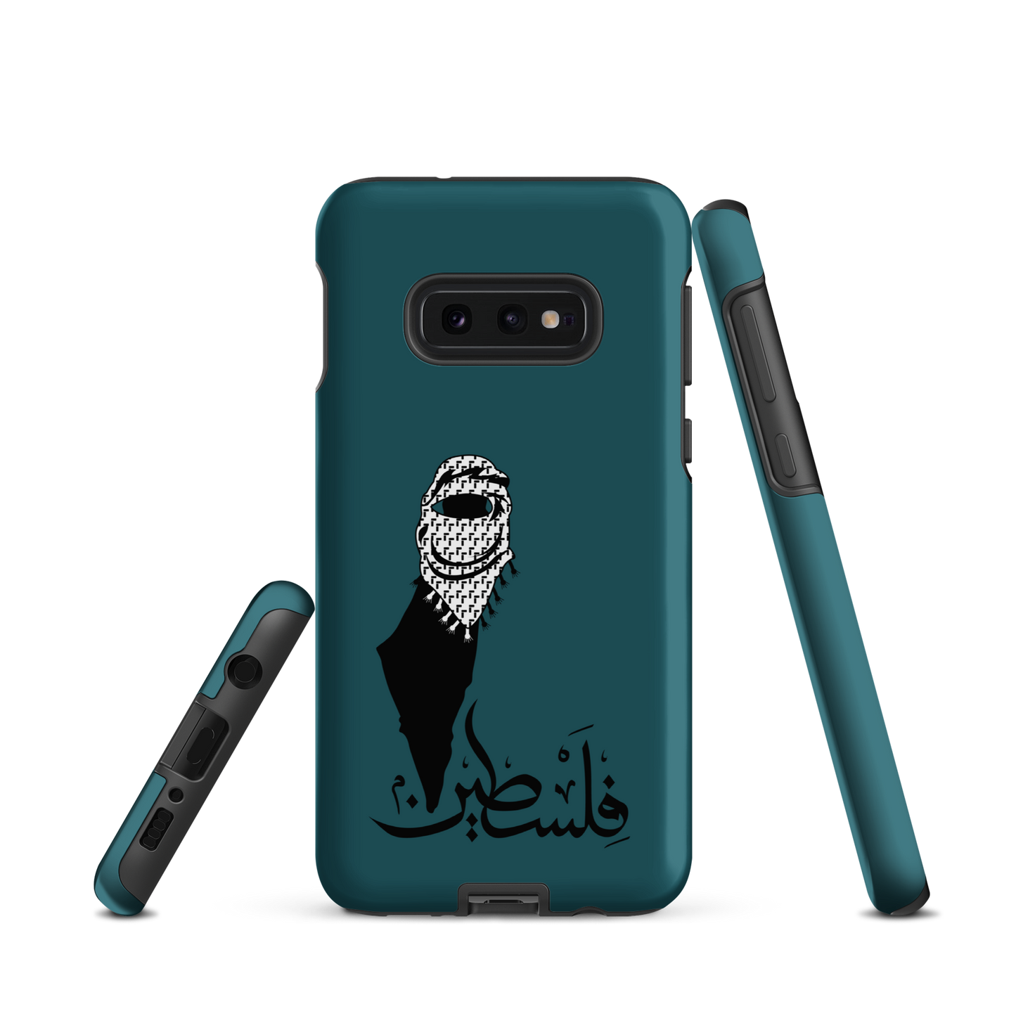 Palestine Kuffieh Map Teal Samsung Tough Cover