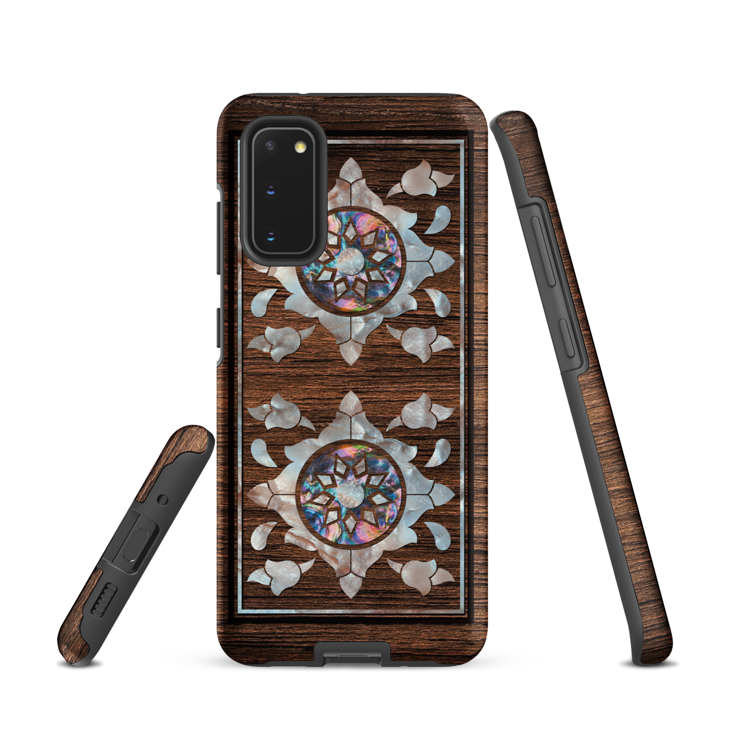 Syrian Mozaic Arabesque Floral Pearl Samsung Tough Cover