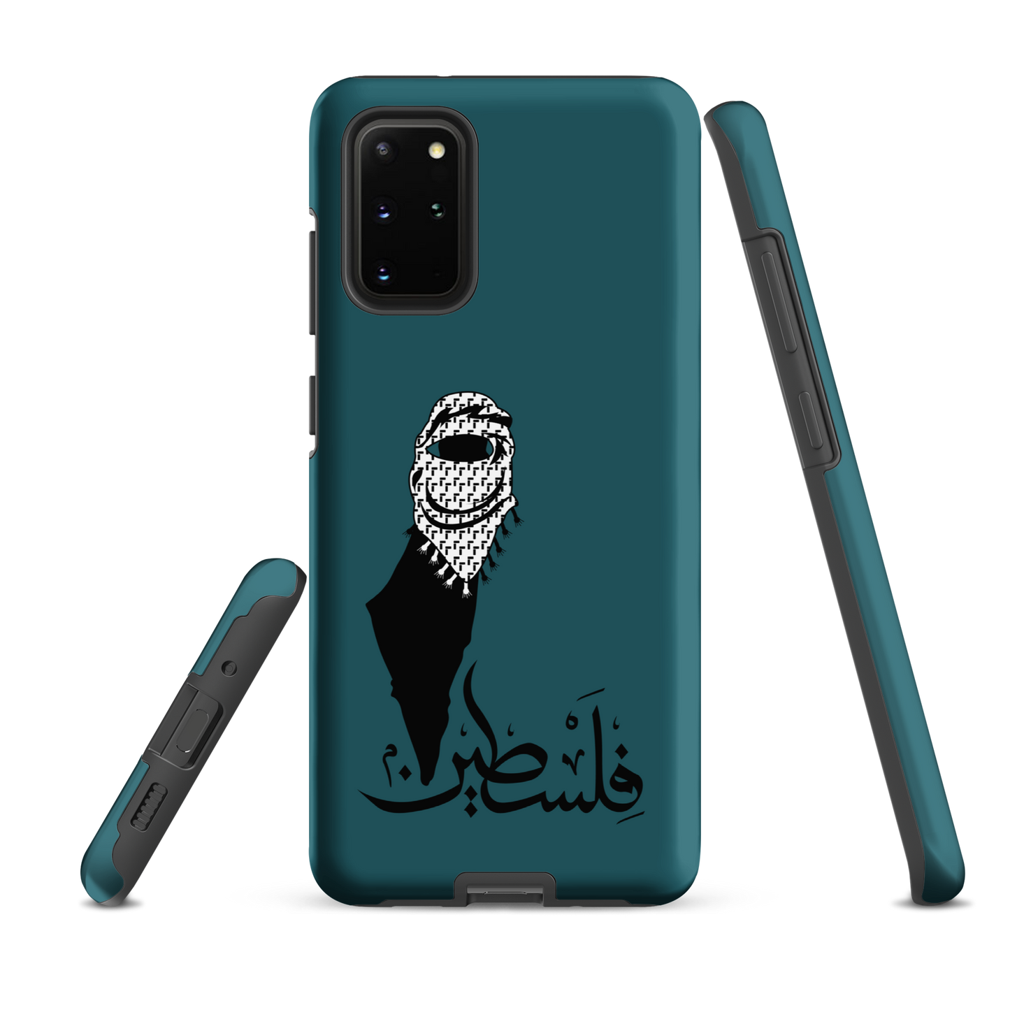 Palestine Kuffieh Map Teal Samsung Tough Cover