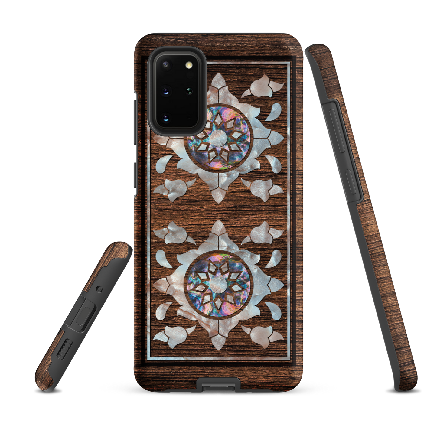 Syrian Mozaic Arabesque Floral Pearl Samsung Tough Cover