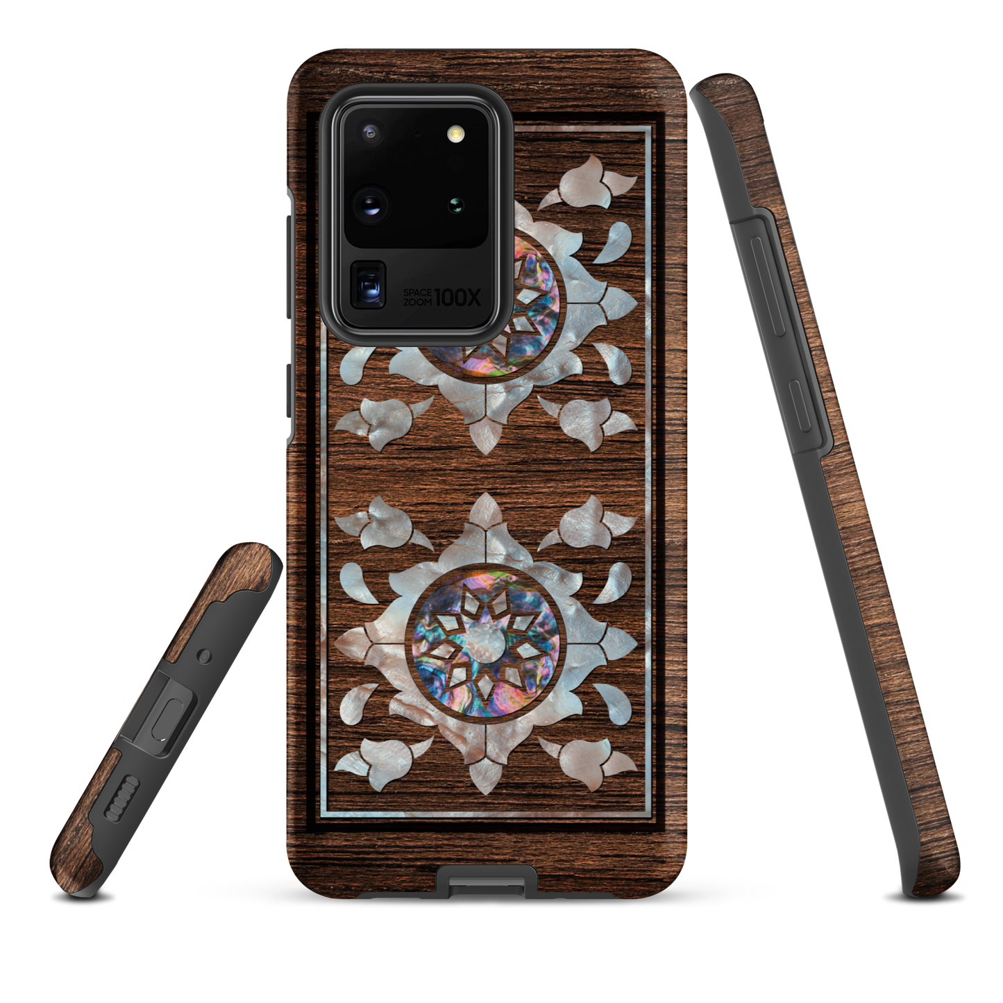 Syrian Mozaic Arabesque Floral Pearl Samsung Tough Cover