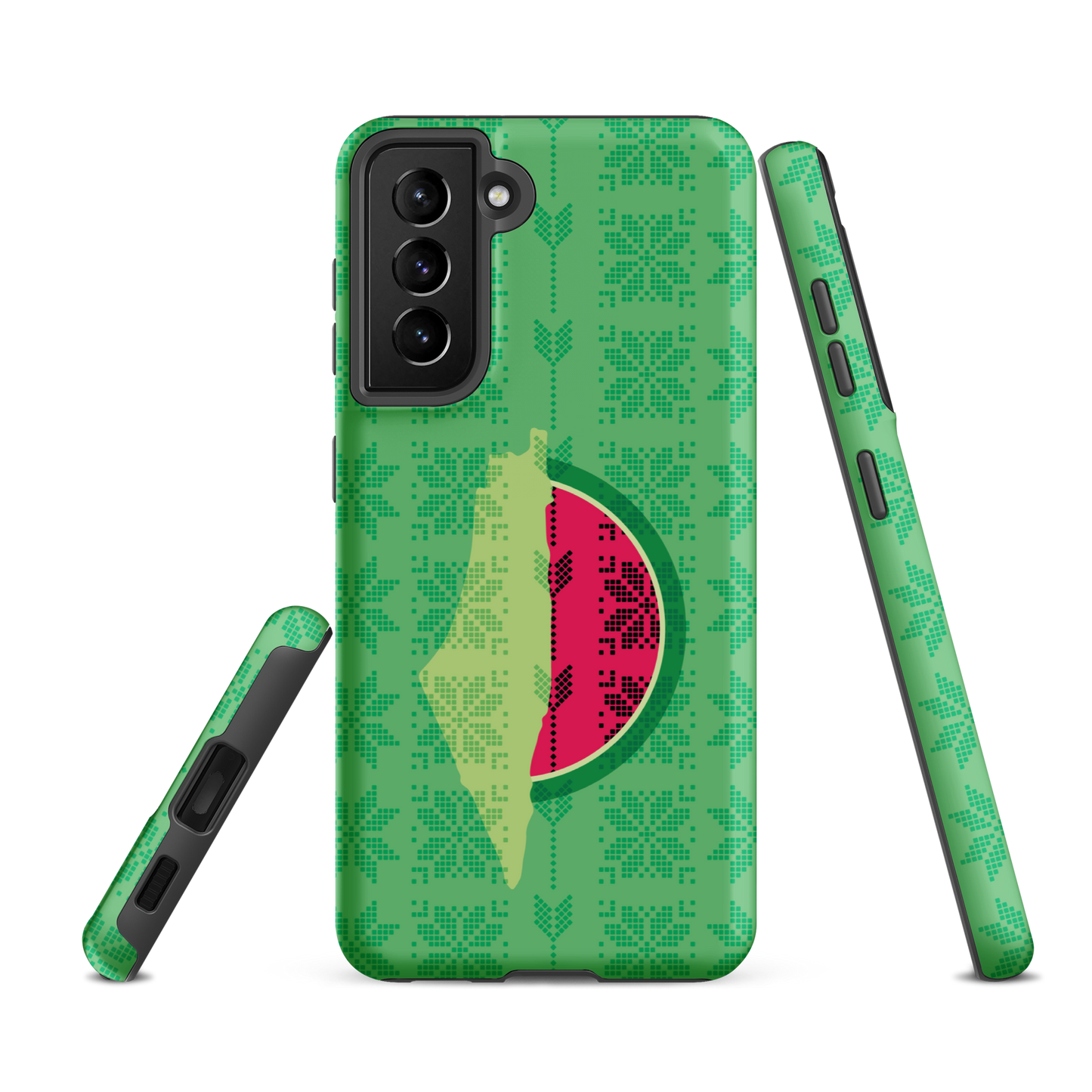 Palestine Map Watermelon Tatreez Samsung Tough Cover