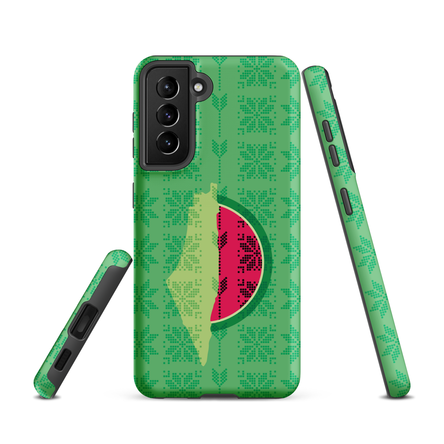 Palestine Map Watermelon Tatreez Samsung Tough Cover