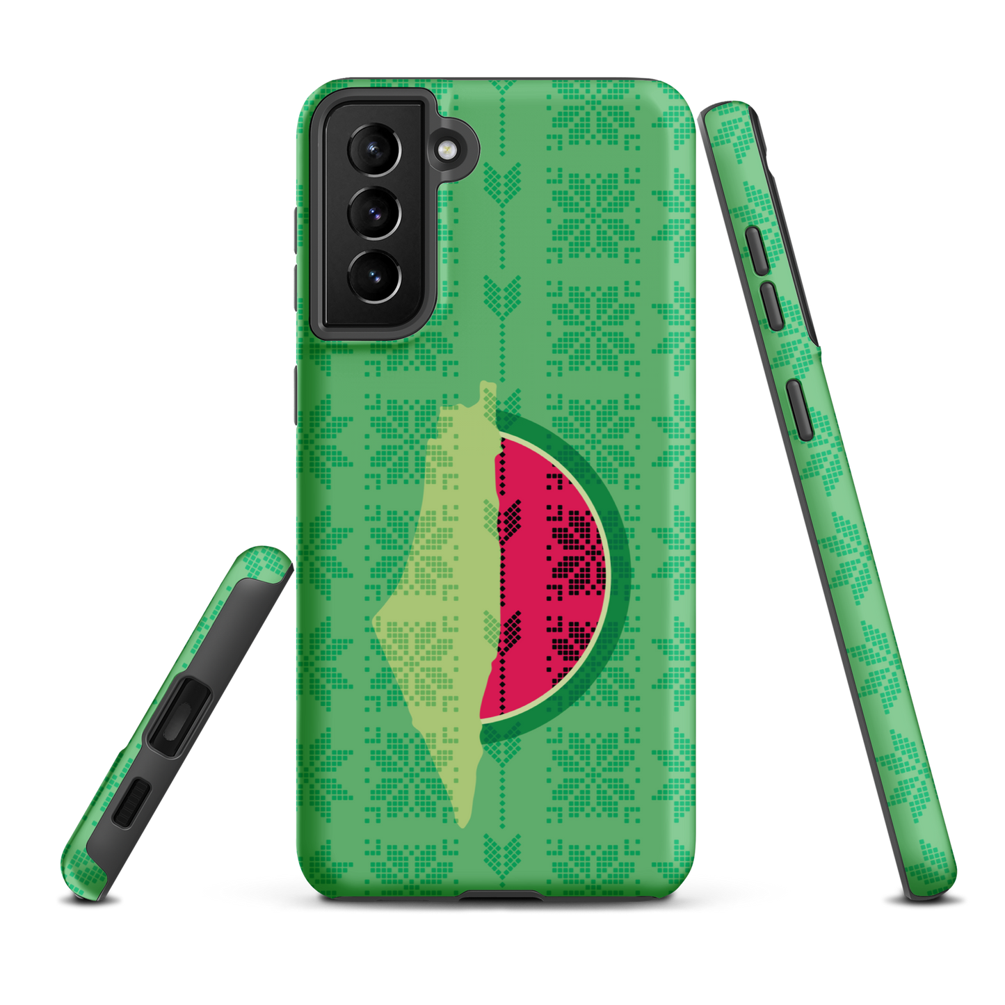 Palestine Map Watermelon Tatreez Samsung Tough Cover