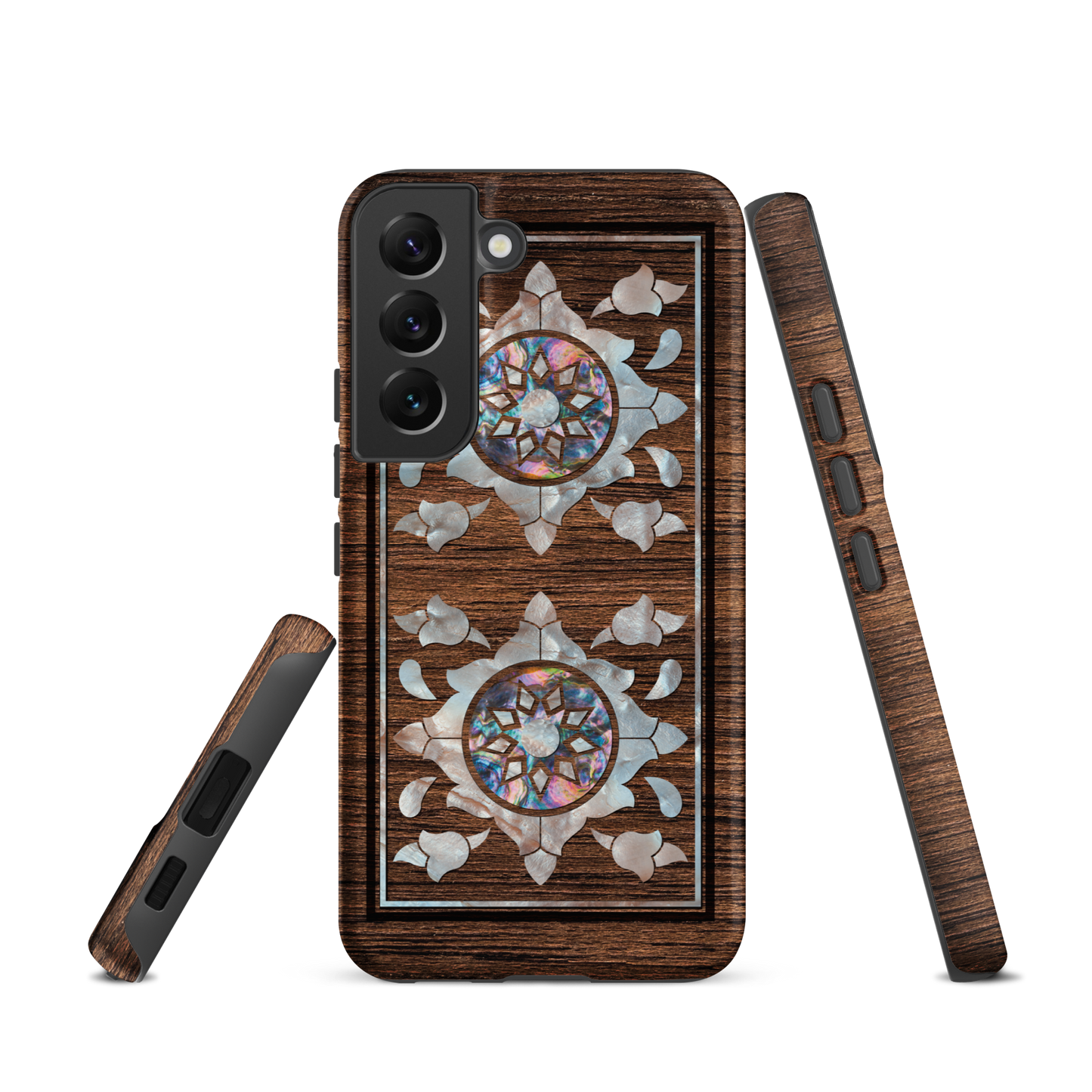 Syrian Mozaic Arabesque Floral Pearl Samsung Tough Cover