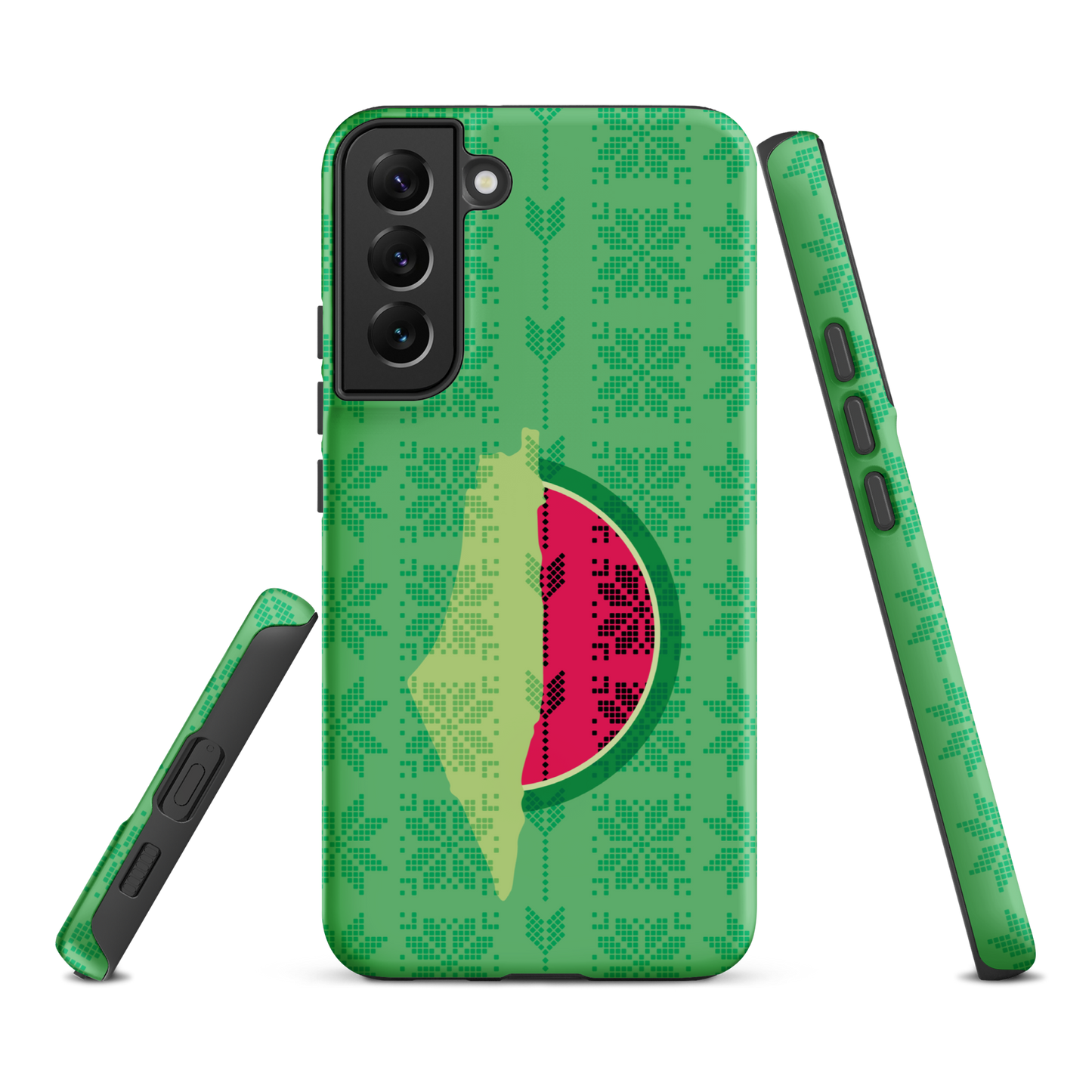 Palestine Map Watermelon Tatreez Samsung Tough Cover