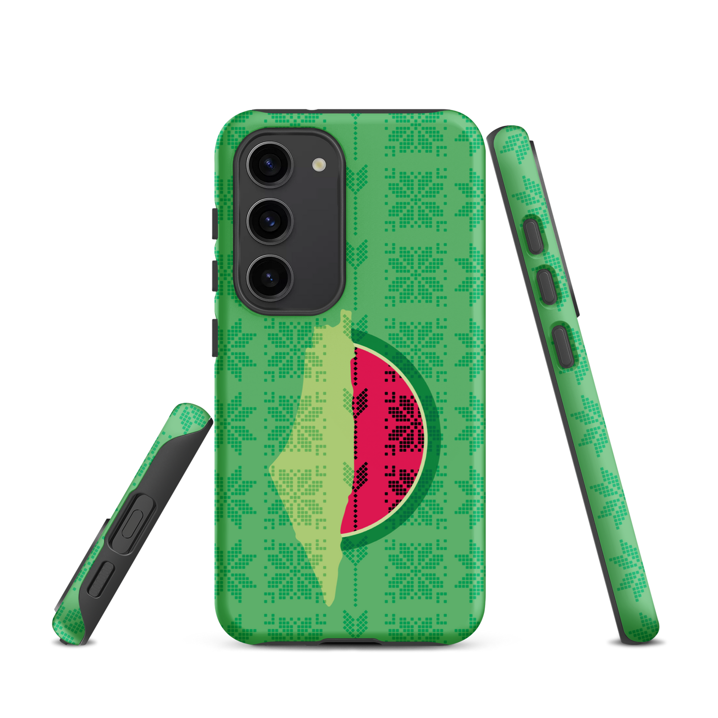 Palestine Map Watermelon Tatreez Samsung Tough Cover