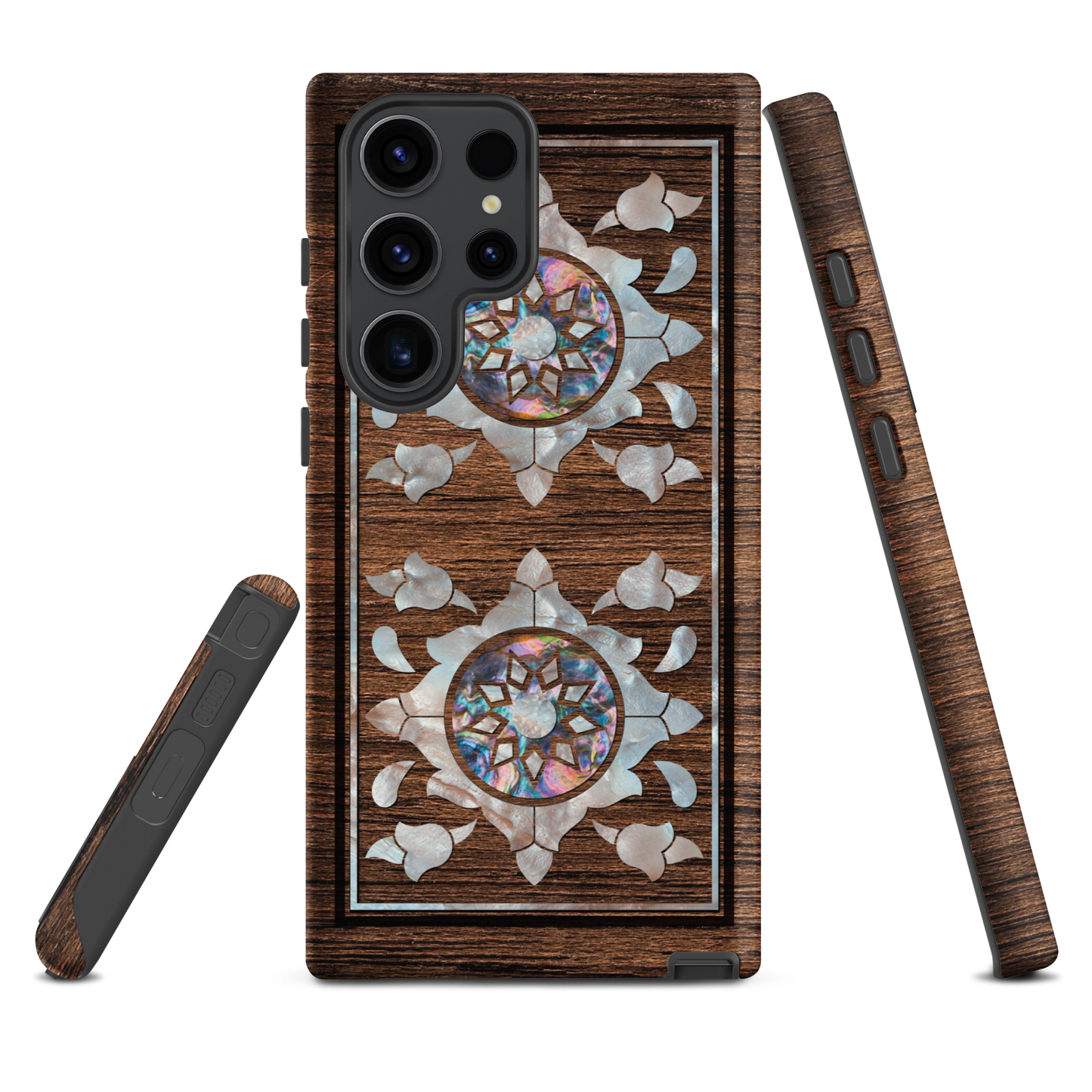 Syrian Mozaic Arabesque Floral Pearl Samsung Tough Cover