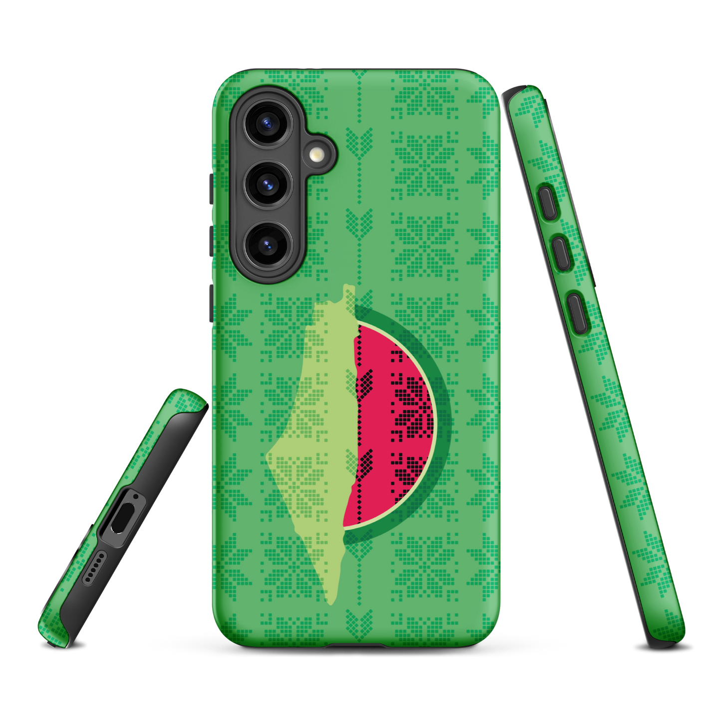 Palestine Map Watermelon Tatreez Samsung Tough Cover