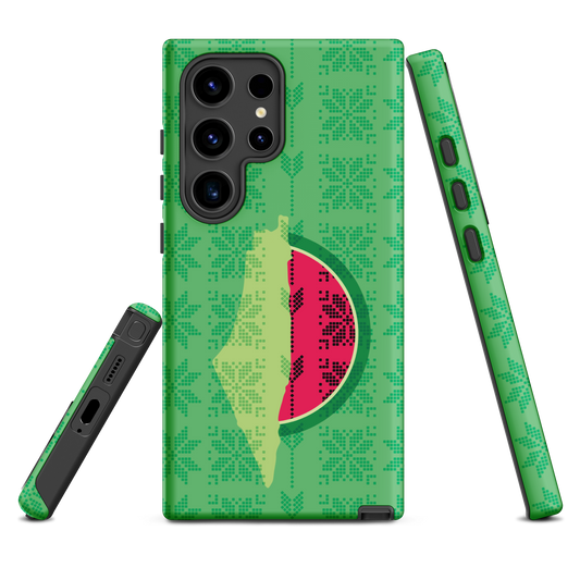 Palestine Map Watermelon Tatreez Samsung Tough Cover