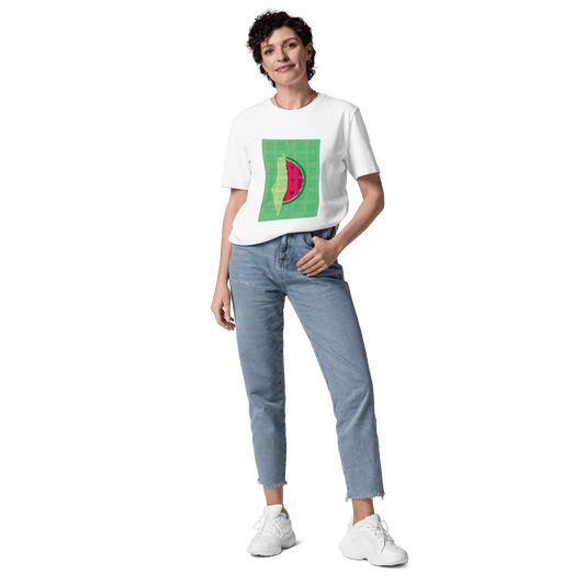 Palestinian Watermelon Tatreez Women Tshirt